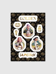 KPop Demon Hunters Sticker Sheet HUNTR/X Golden