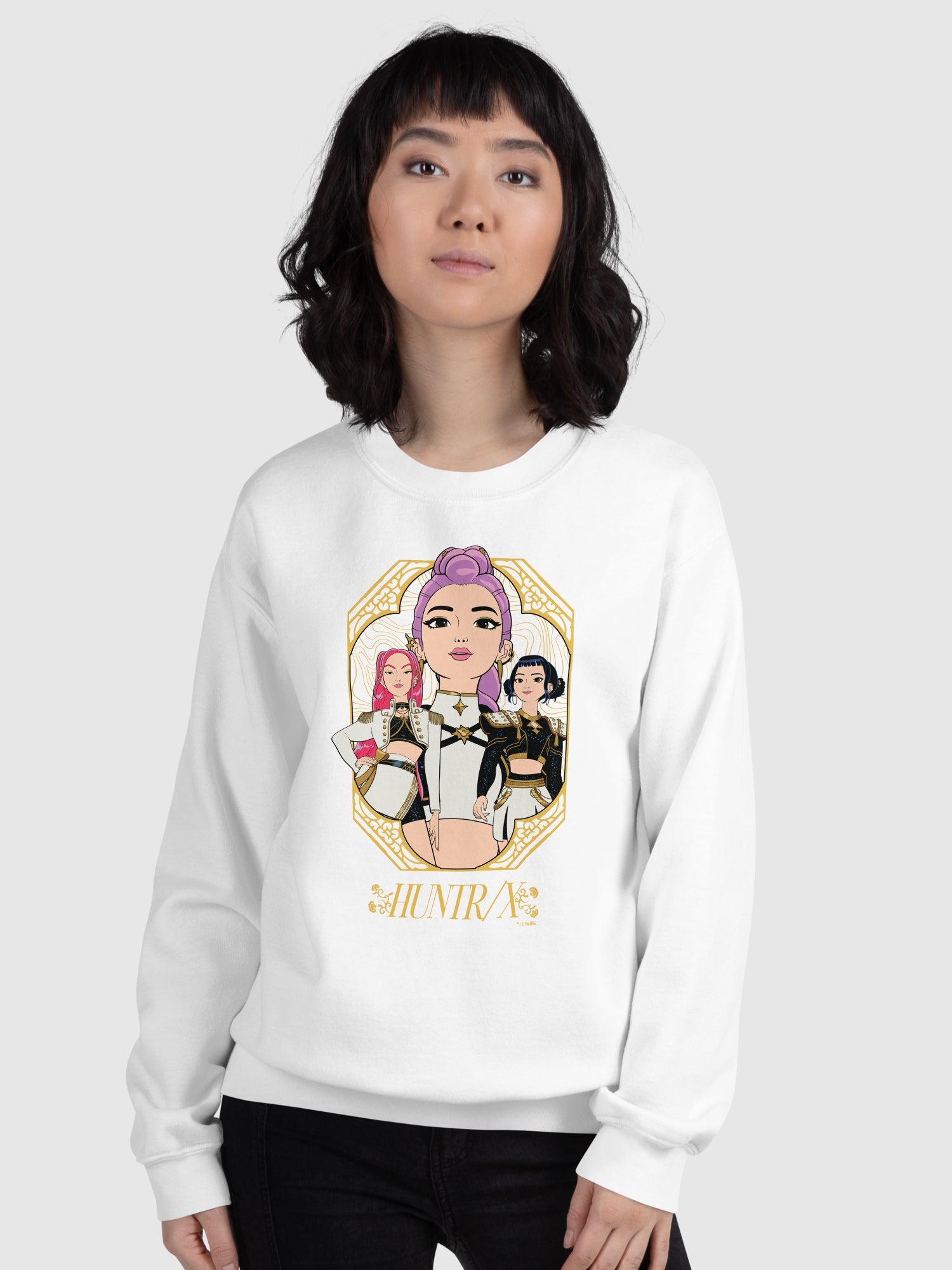 KPop Demon Hunters Crewneck HUNTR/X Golden