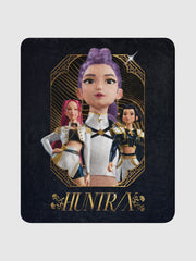 KPop Demon Hunters Sherpa Blanket HUNTR/X Golden