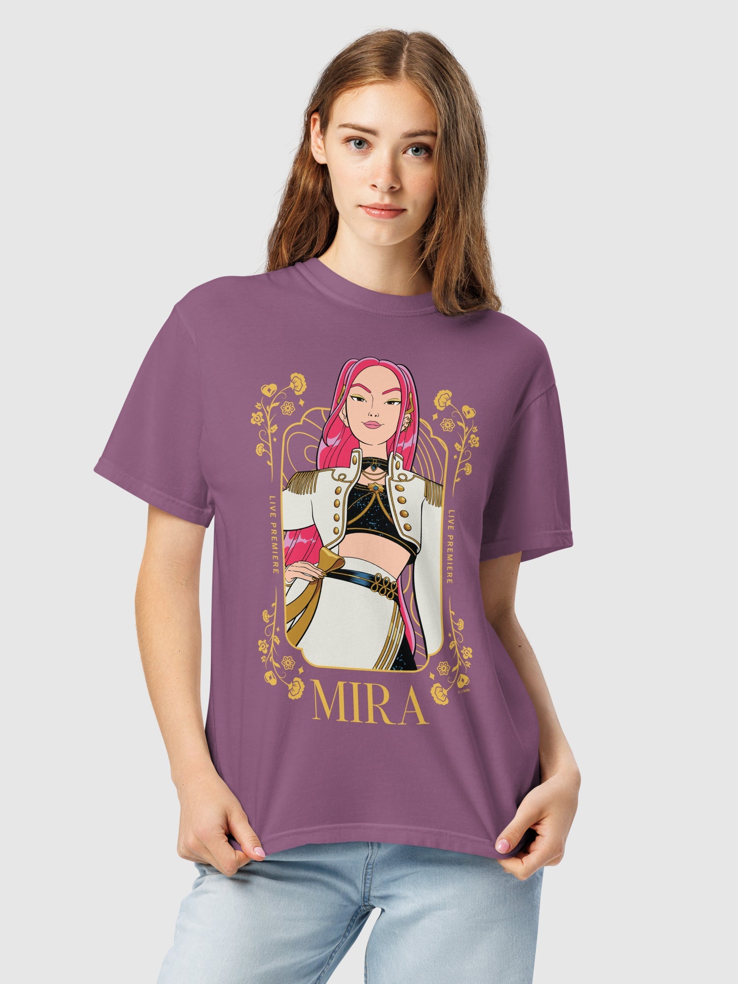 KPop Demon Hunters Comfort Colors T-Shirt Mira Golden
