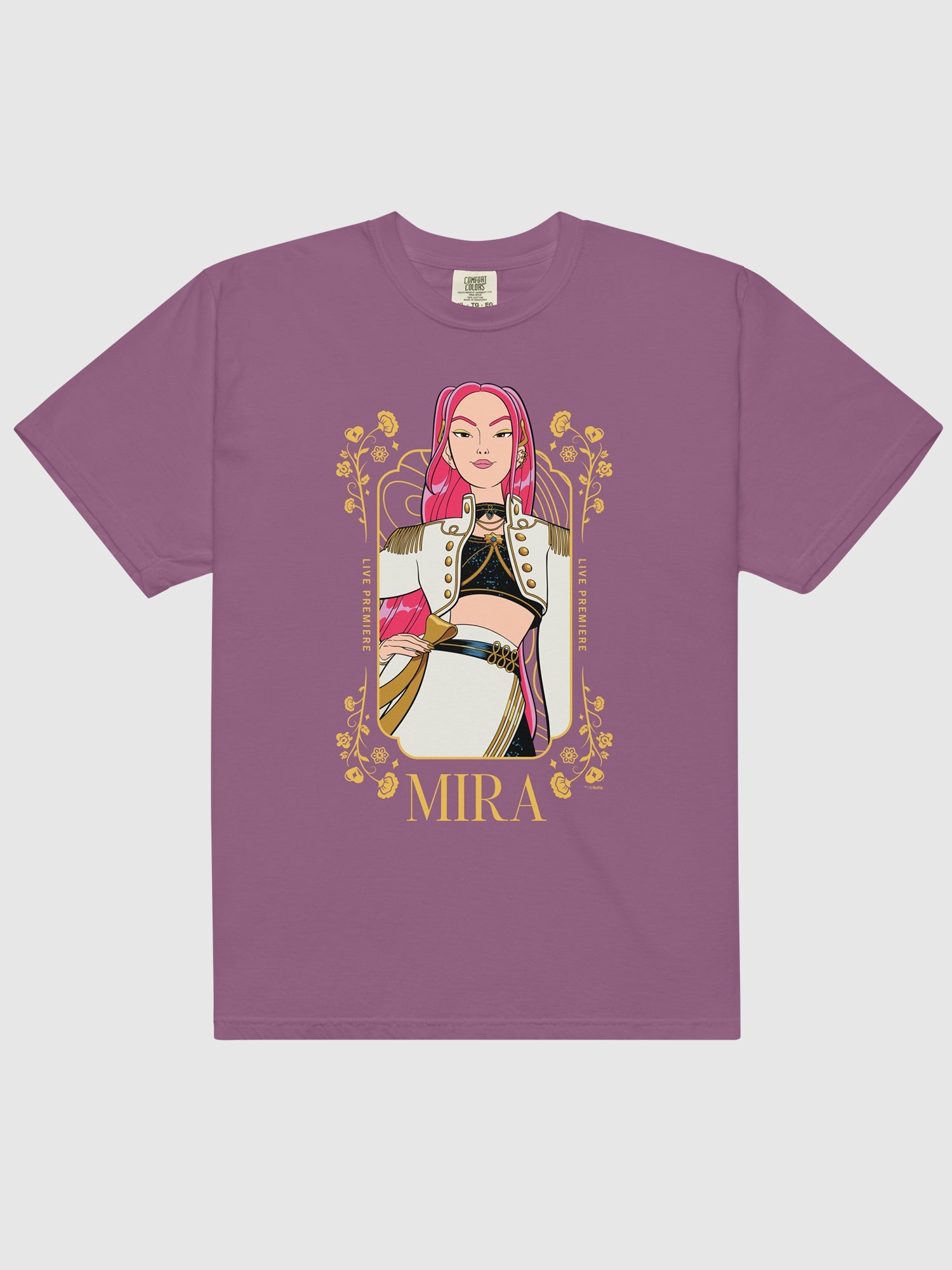 KPop Demon Hunters Comfort Colors T-Shirt Mira Golden