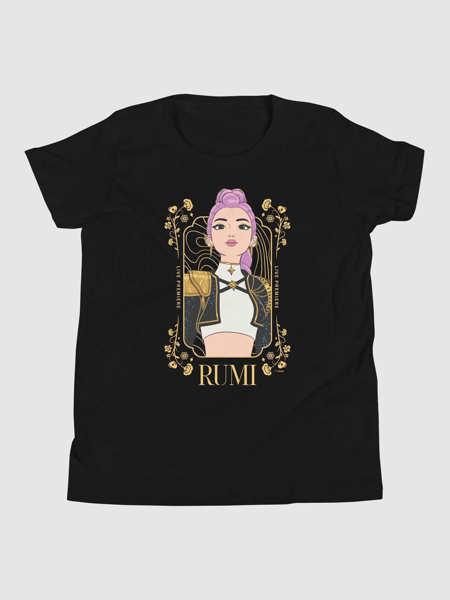 KPop Demon Hunters Kids T-Shirt Rumi Golden