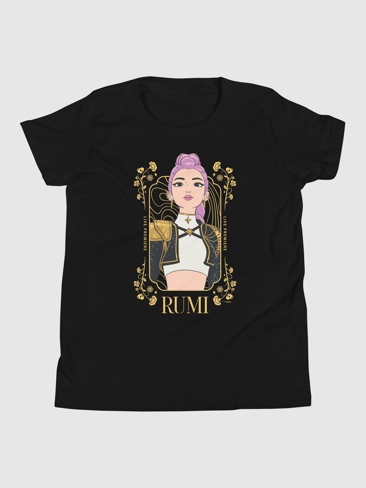 KPop Demon Hunters Kids T-Shirt Rumi Golden