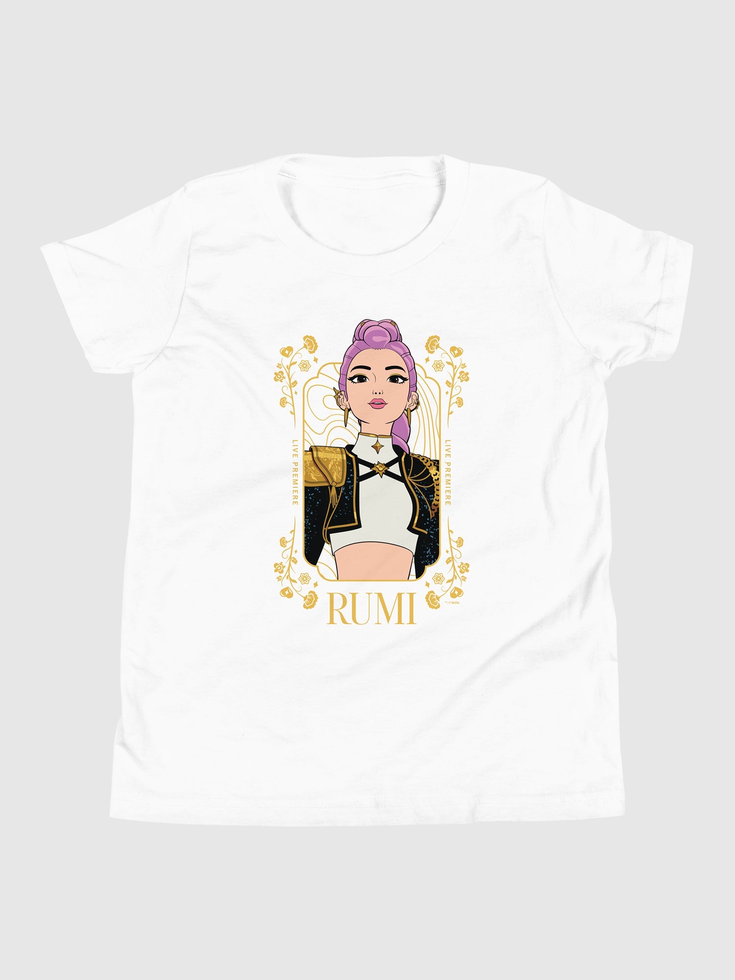 KPop Demon Hunters Kids T-Shirt Rumi Golden
