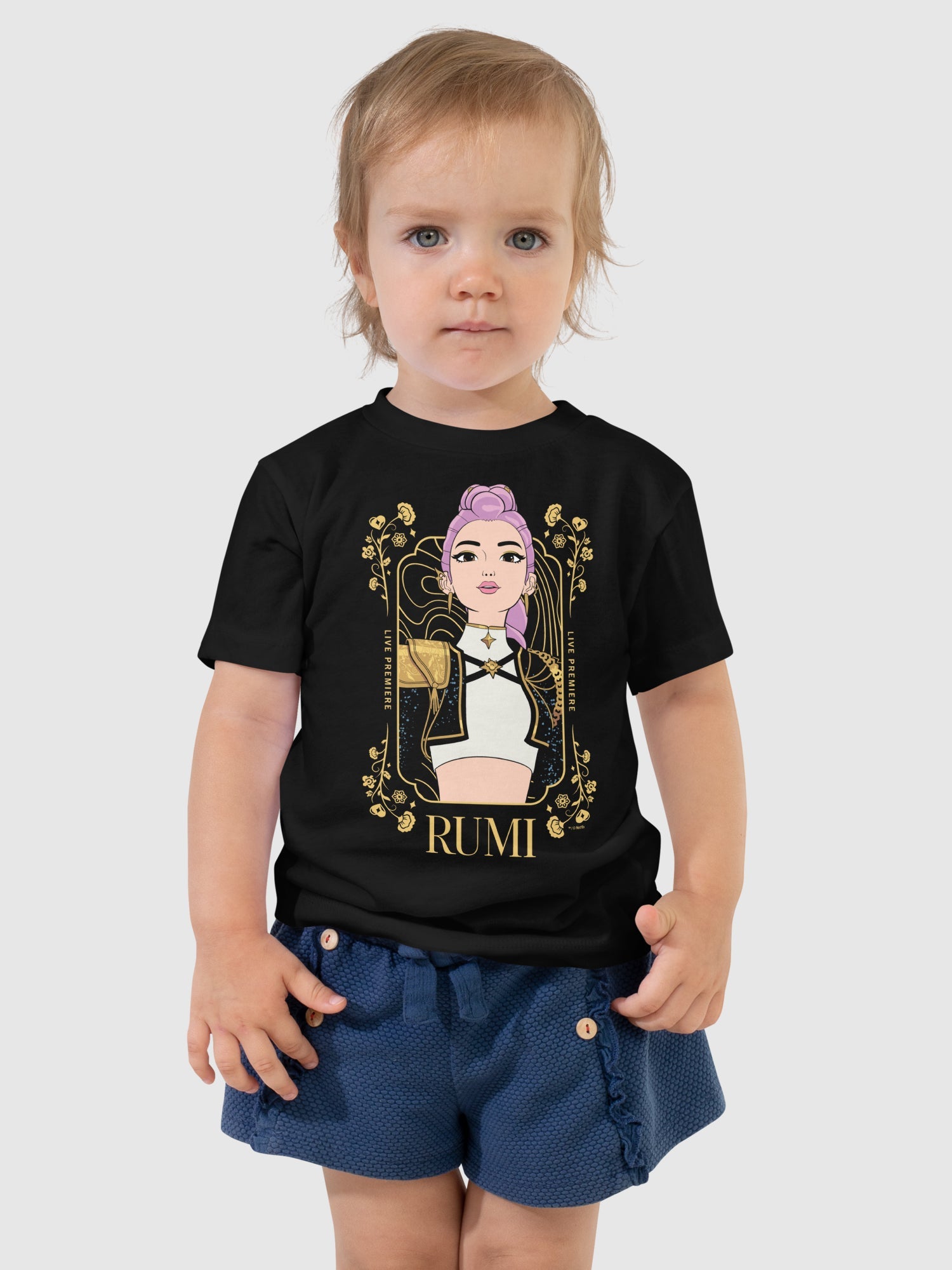 KPop Demon Hunters Toddler T-Shirt Rumi Golden