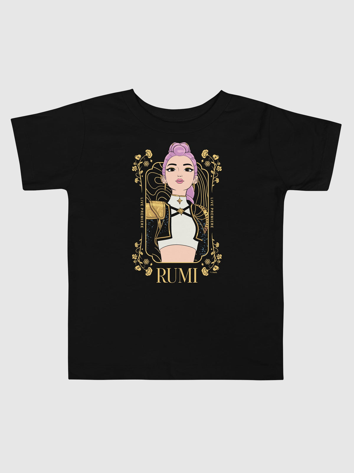 KPop Demon Hunters Toddler T-Shirt Rumi Golden