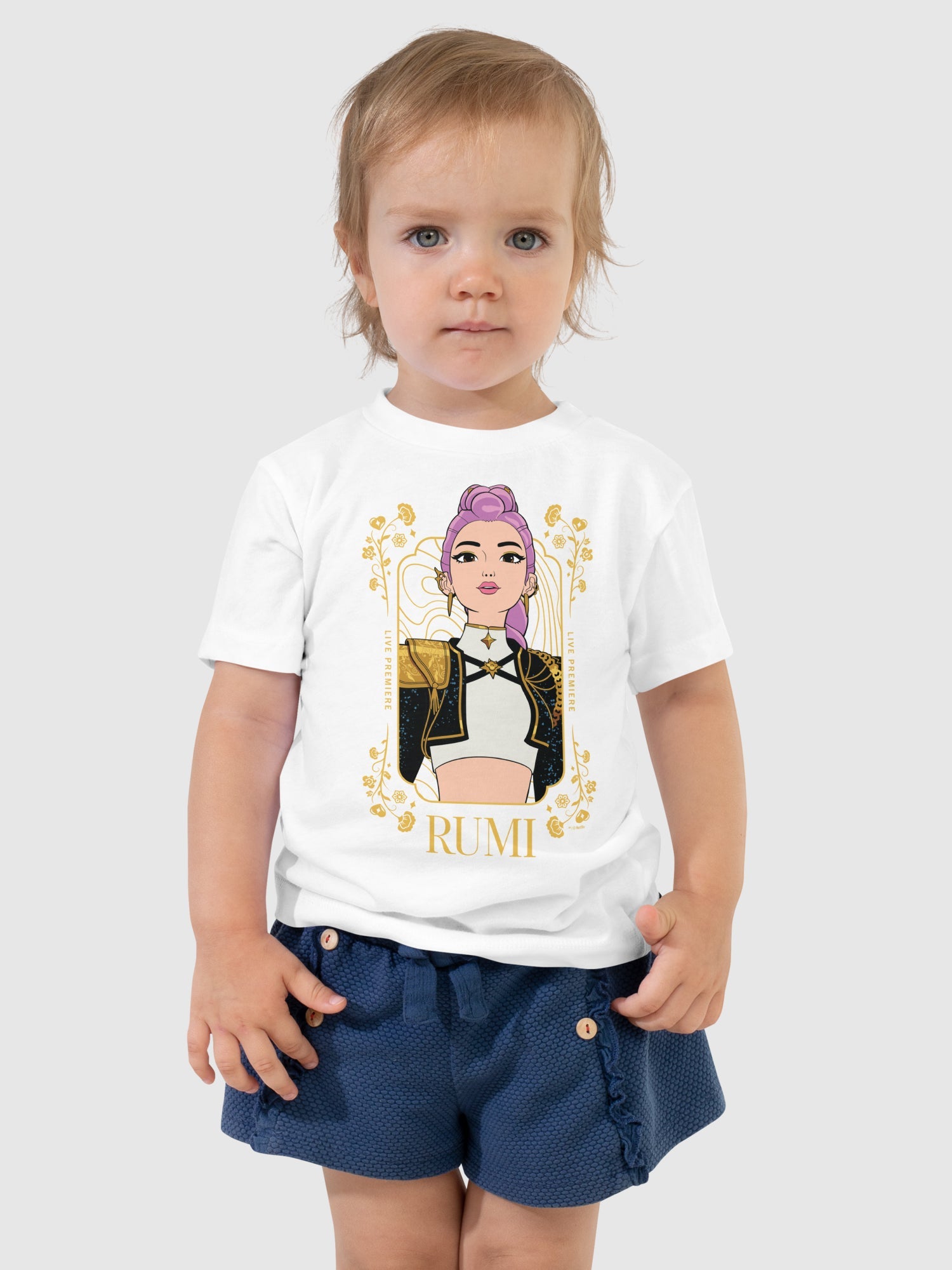 KPop Demon Hunters Toddler T-Shirt Rumi Golden