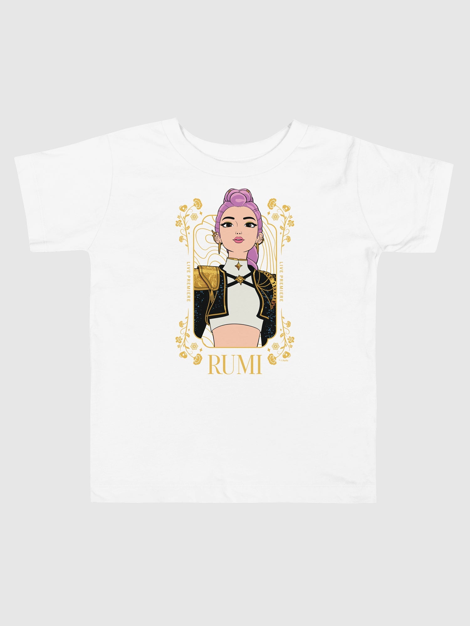 KPop Demon Hunters Toddler T-Shirt Rumi Golden