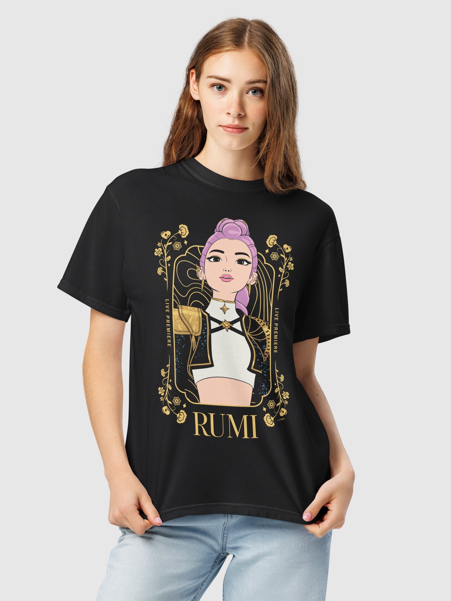 KPop Demon Hunters Comfort Colors T-Shirt Rumi Golden