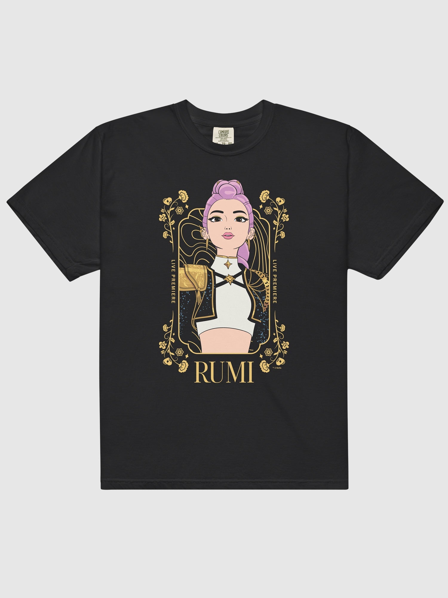 KPop Demon Hunters Comfort Colors T-Shirt Rumi Golden
