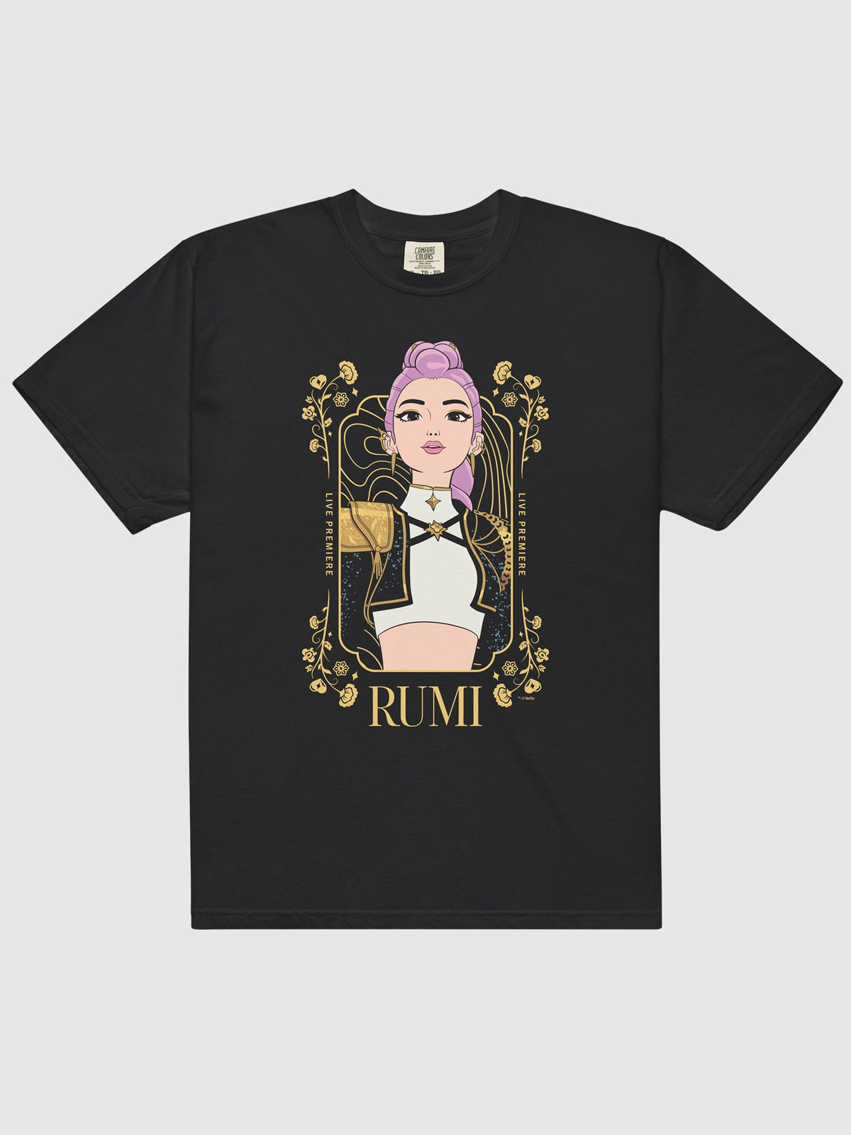 KPop Demon Hunters Comfort Colors T-Shirt Rumi Golden