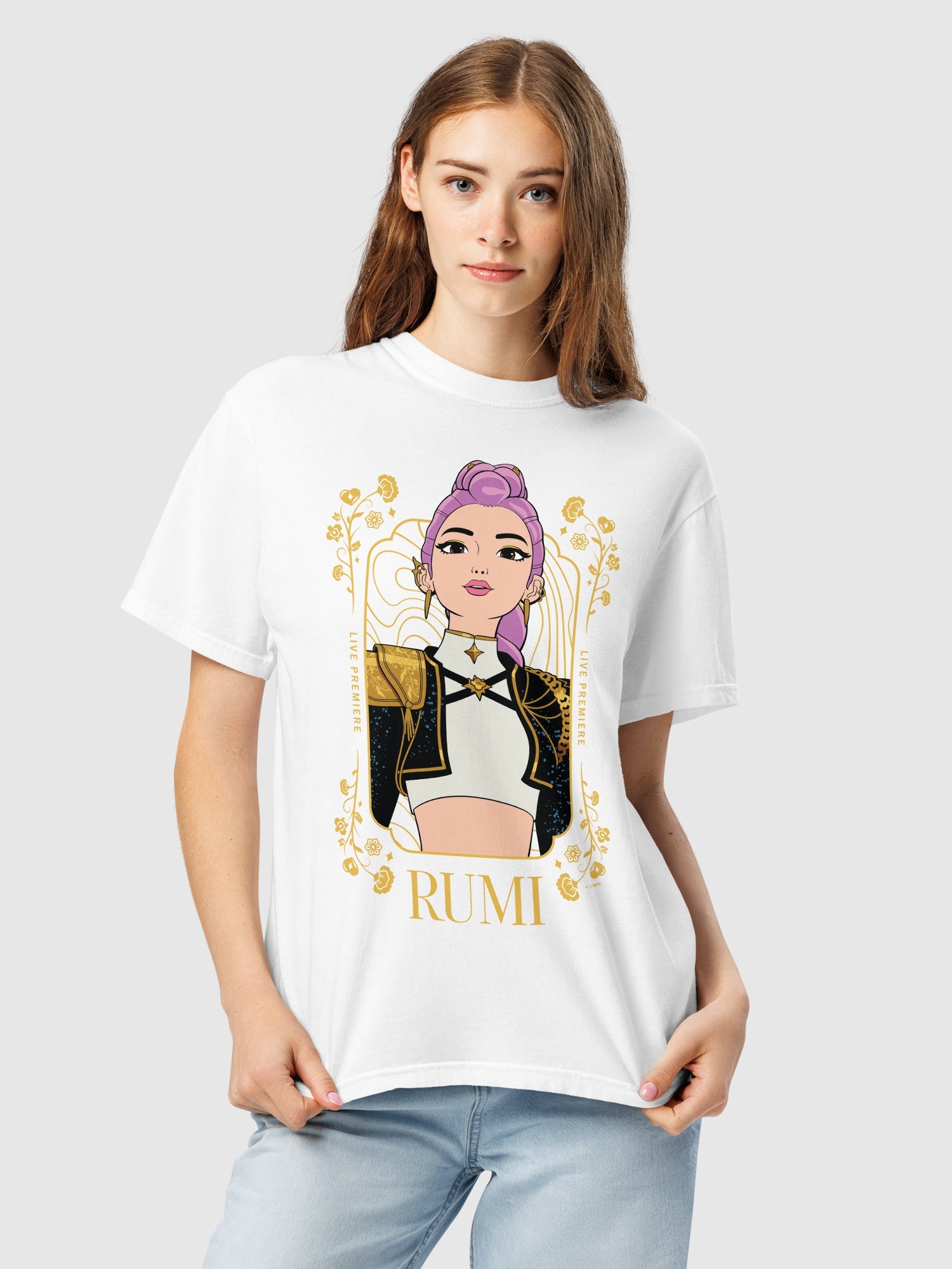 KPop Demon Hunters Comfort Colors T-Shirt Rumi Golden