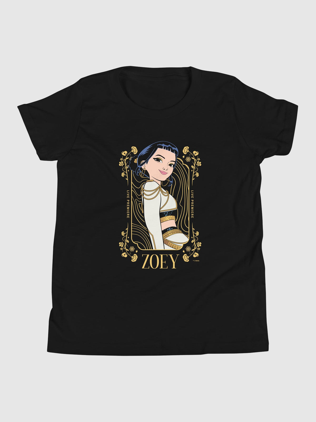 KPop Demon Hunters Kids T-Shirt Zoey Golden