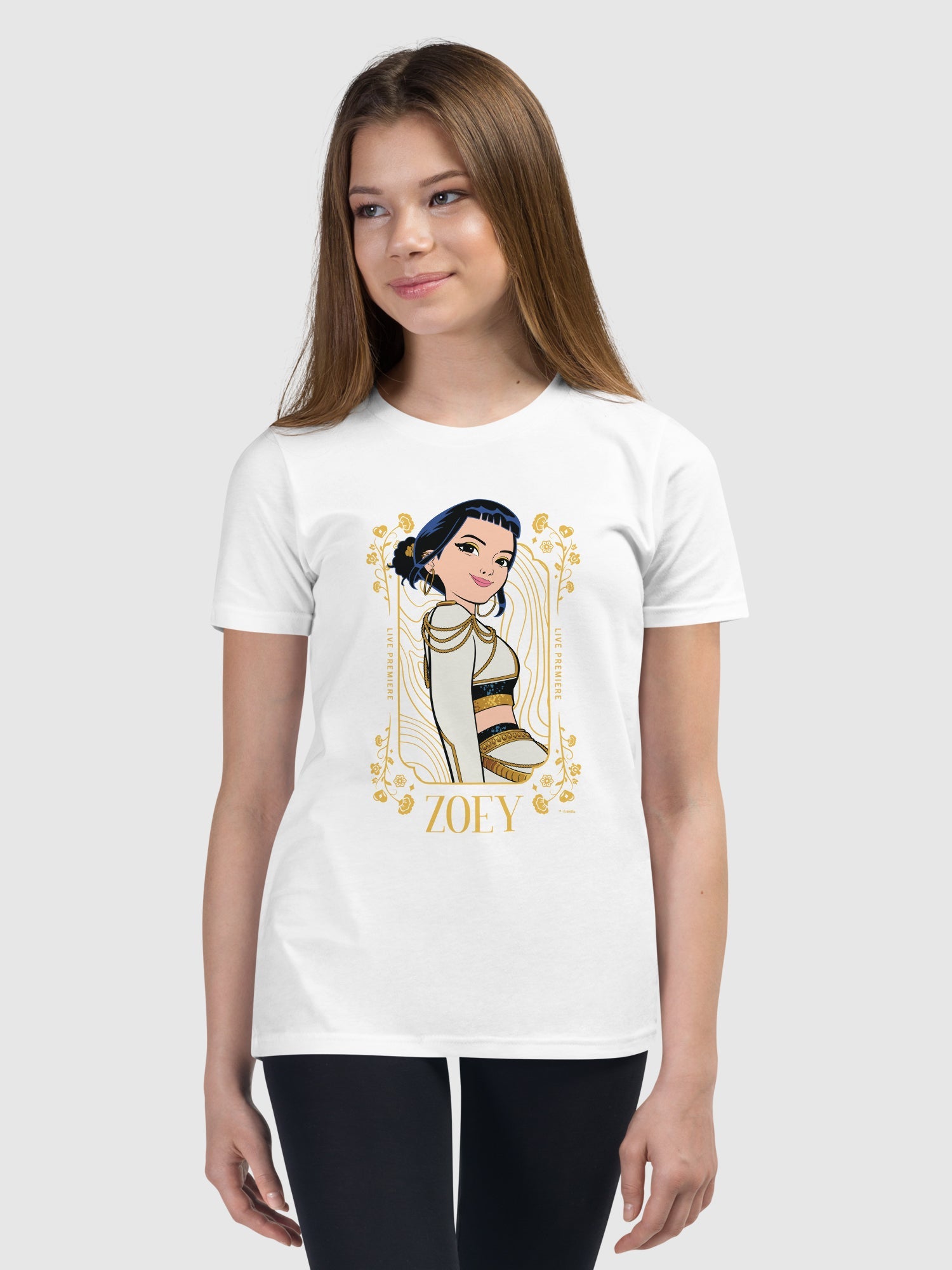 KPop Demon Hunters Kids T-Shirt Zoey Golden