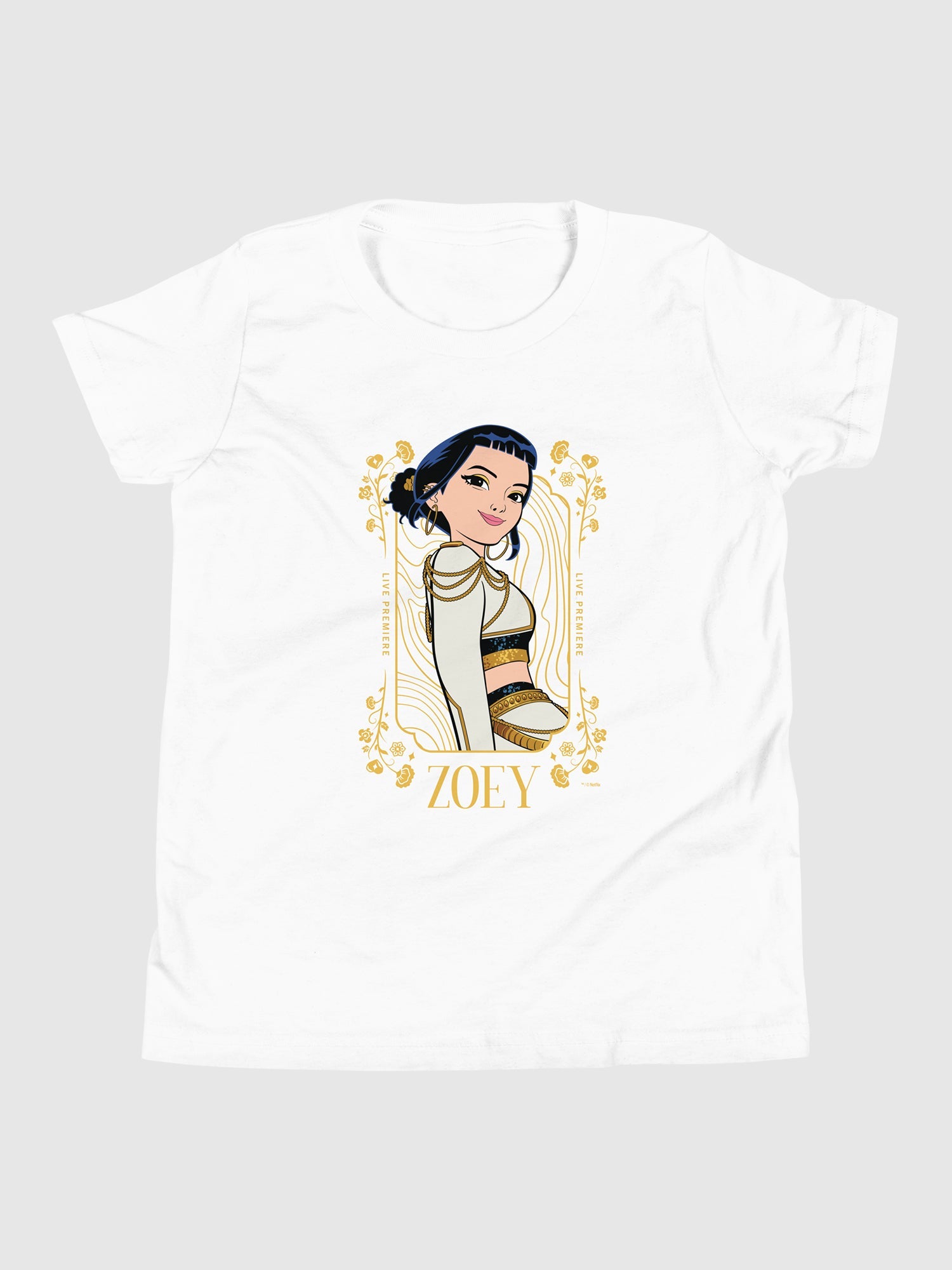 KPop Demon Hunters Kids T-Shirt Zoey Golden
