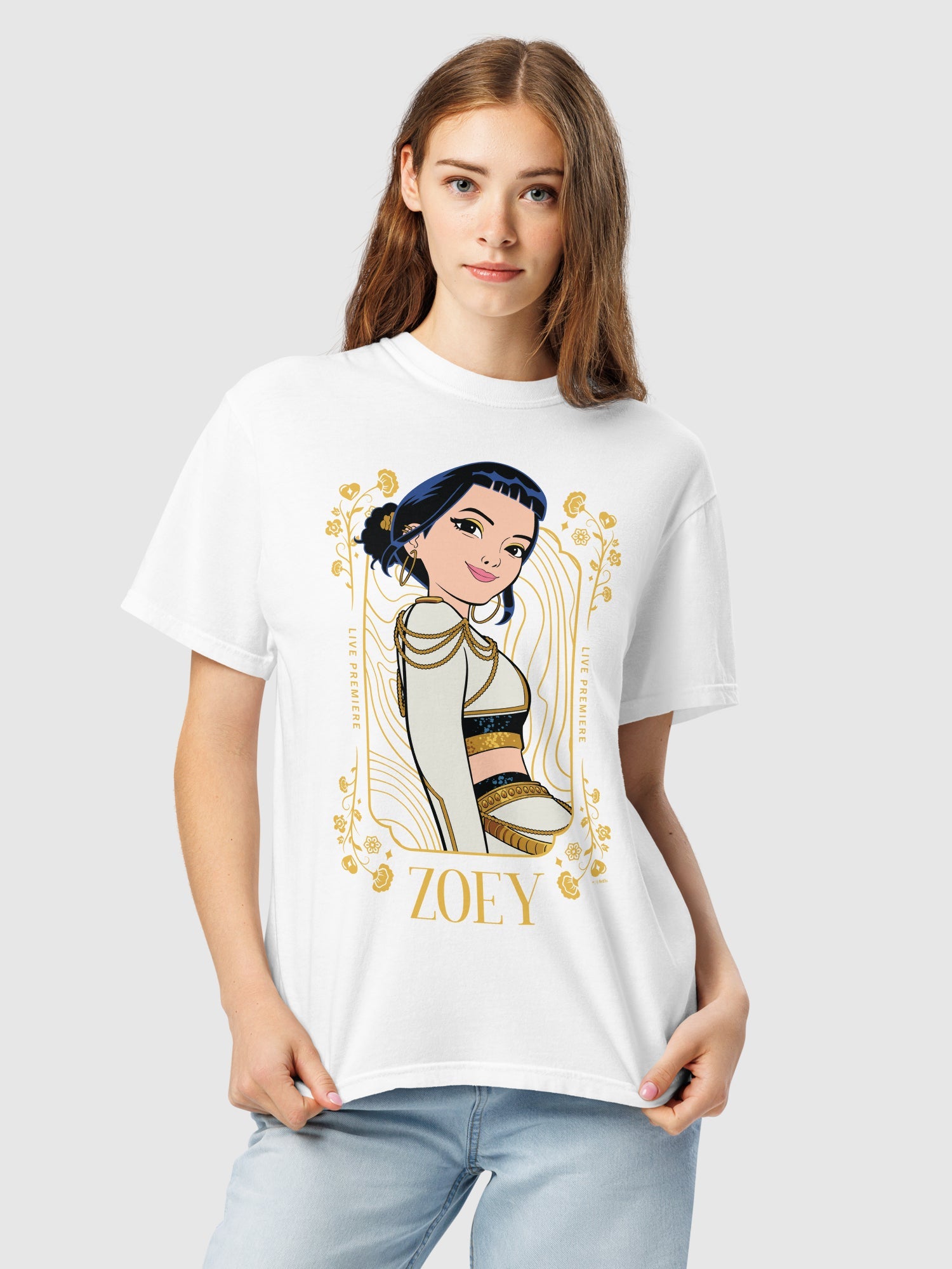 KPop Demon Hunters Comfort Colors T-Shirt Zoey Golden
