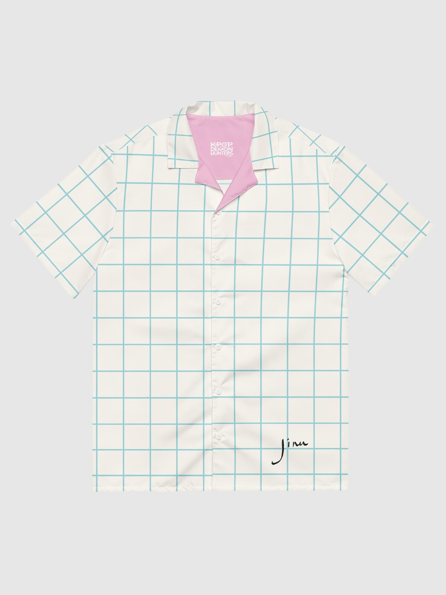 KPop Demon Hunters Jinu Cosplay Button Down Shirt