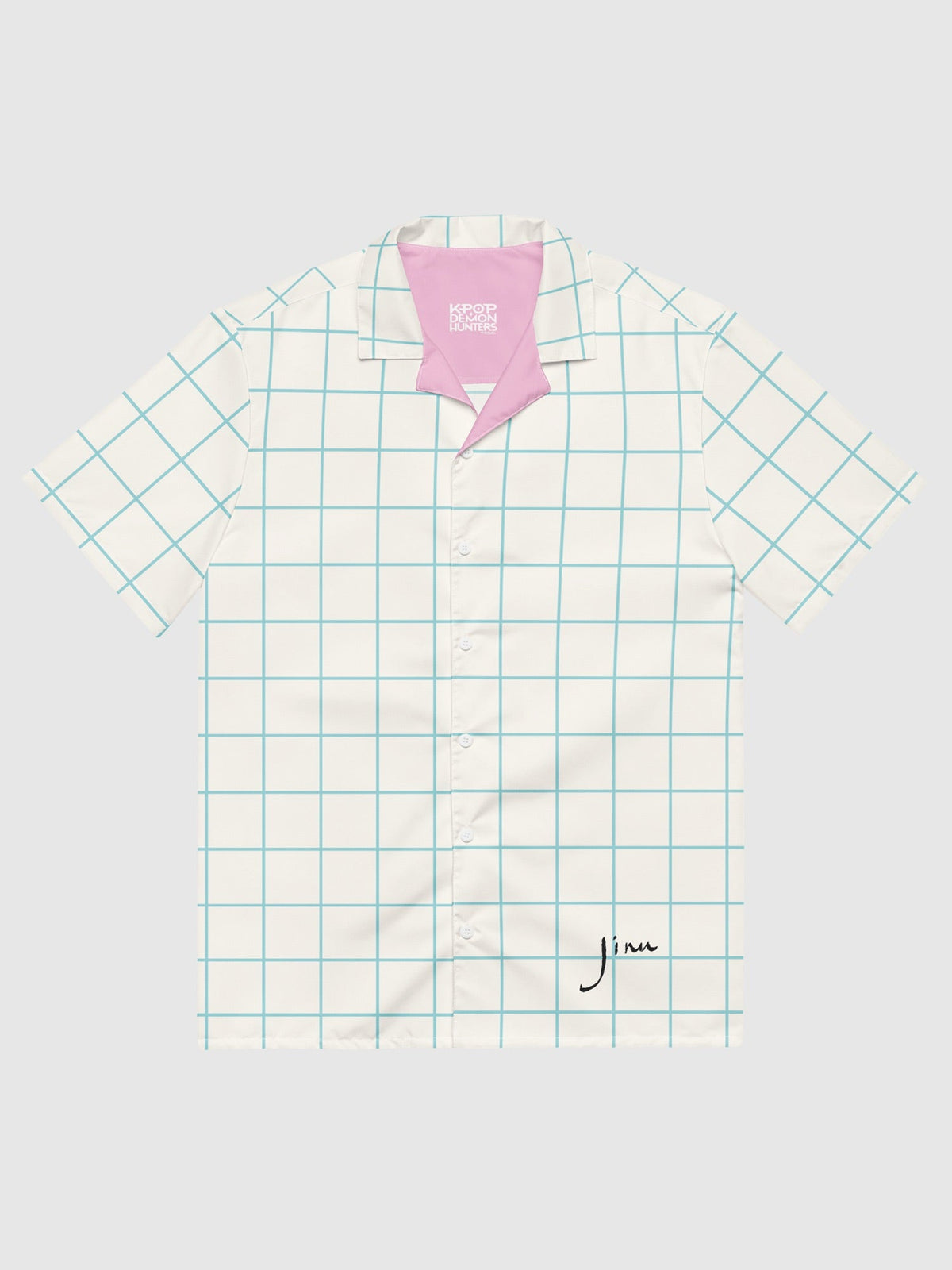 KPop Demon Hunters Jinu Cosplay Button Down Shirt