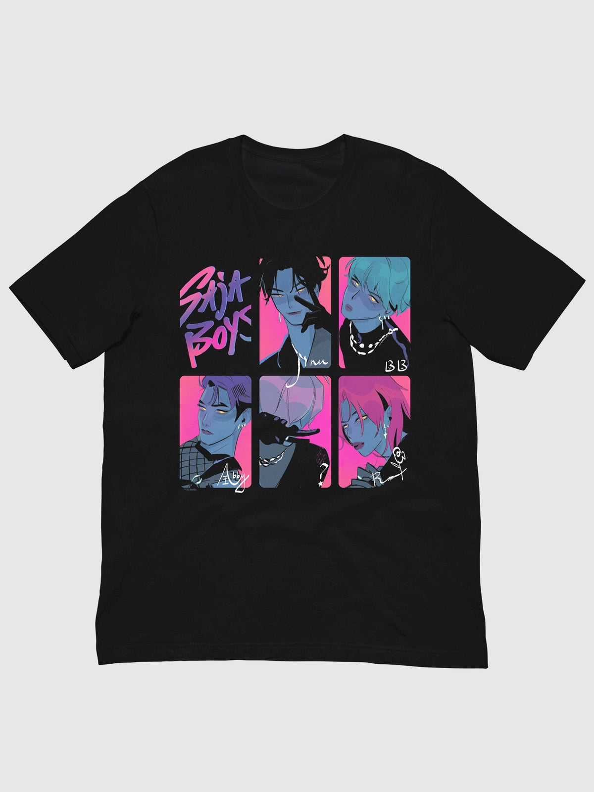 KPop Demon Hunters SAJA BOYS Photocards T-Shirt