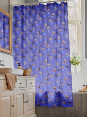 KPop Demon Hunters Derpy Tiger and Sussie Magpie Shower Curtain