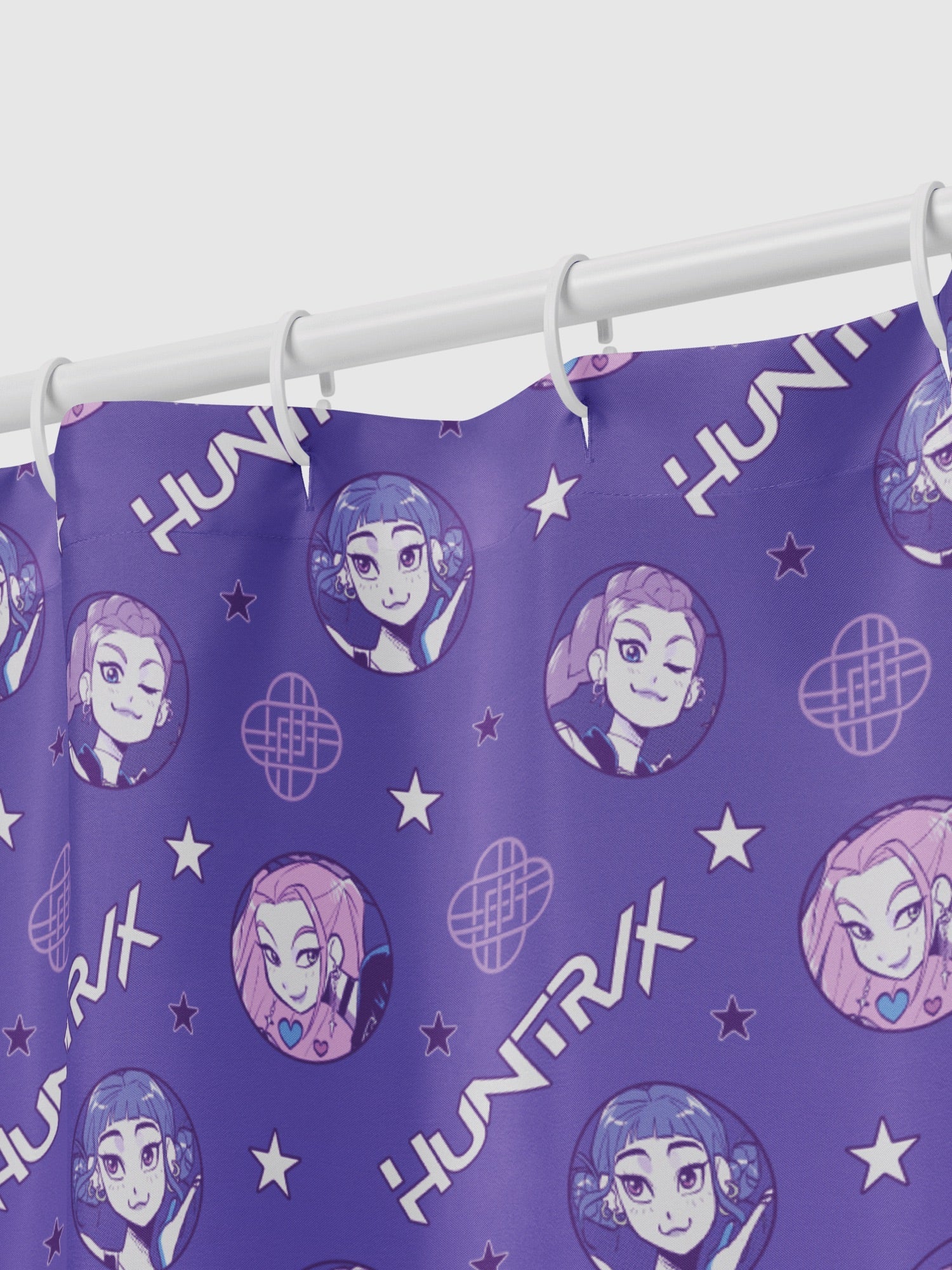 KPop Demon Hunters HUNTR/X Shower Curtain