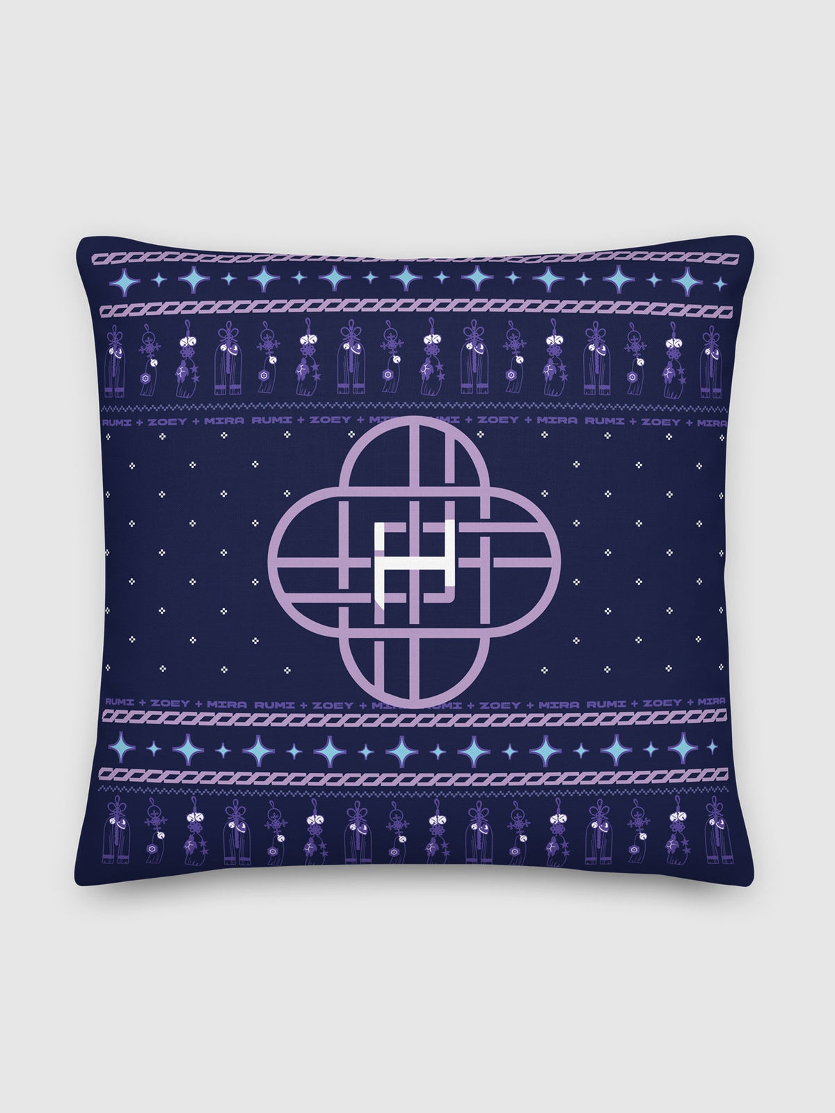 KPop Demon Hunters Pillow HUNTR/X Holiday Charms