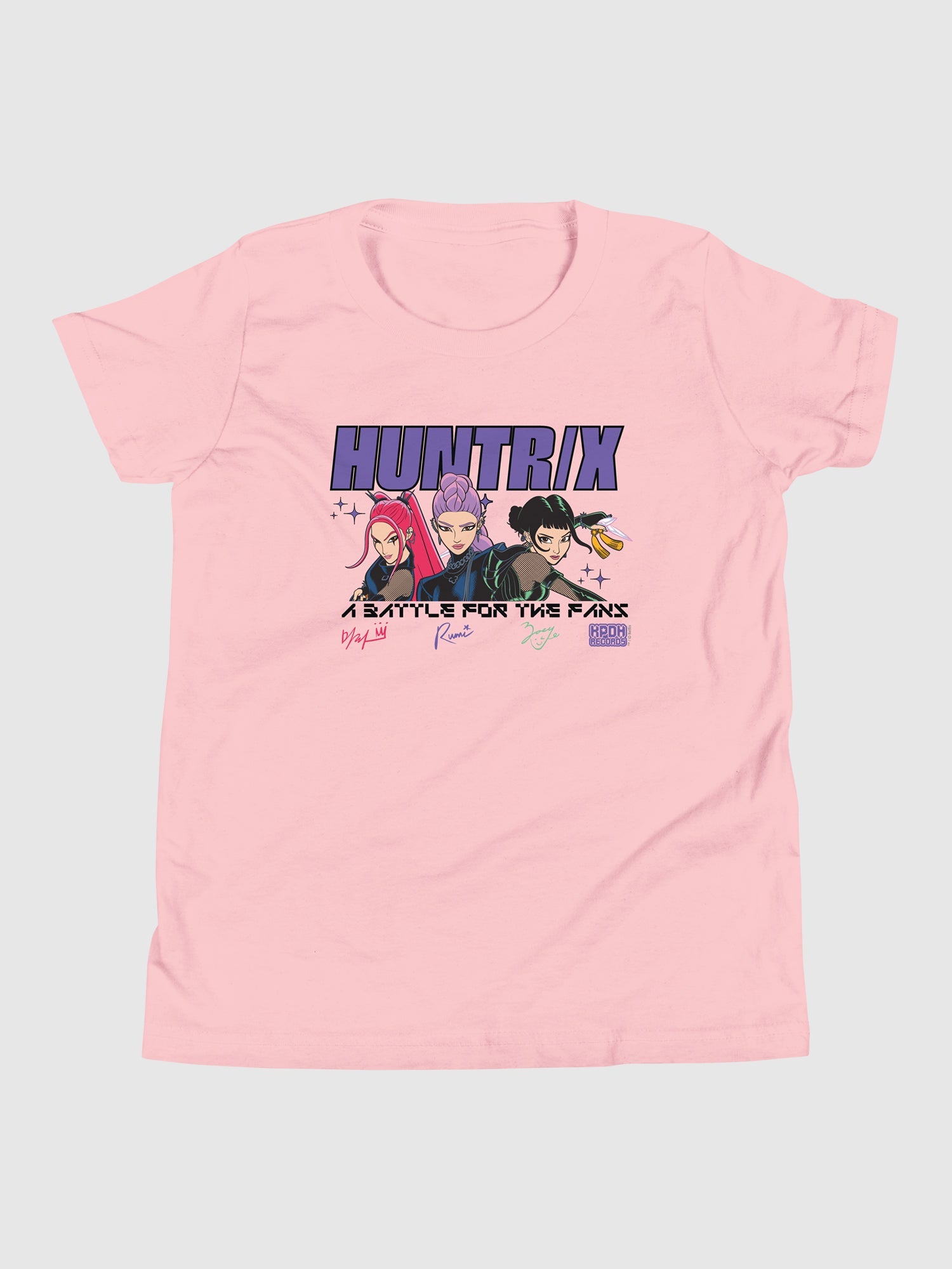 KPop Demon Hunters Kids T-Shirt HUNTR/X Battle For The Fans