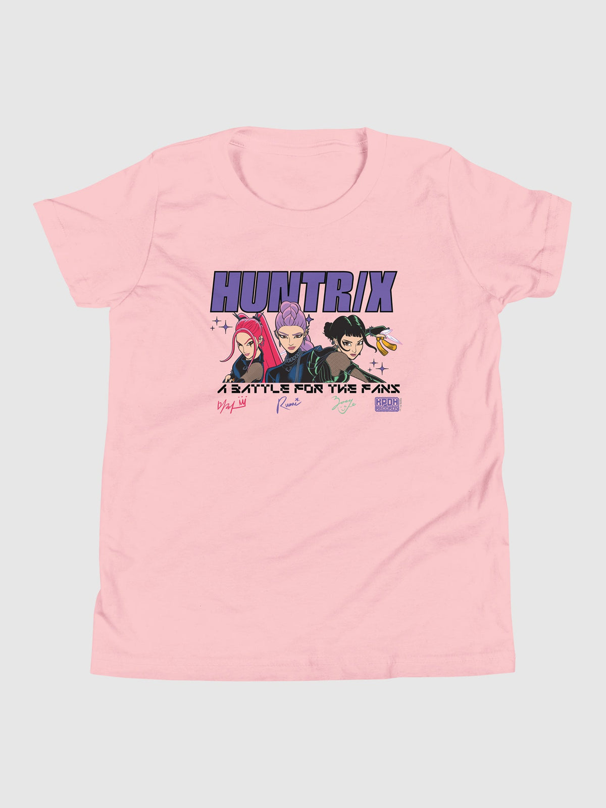 KPop Demon Hunters Kids T-Shirt HUNTR/X Battle For The Fans