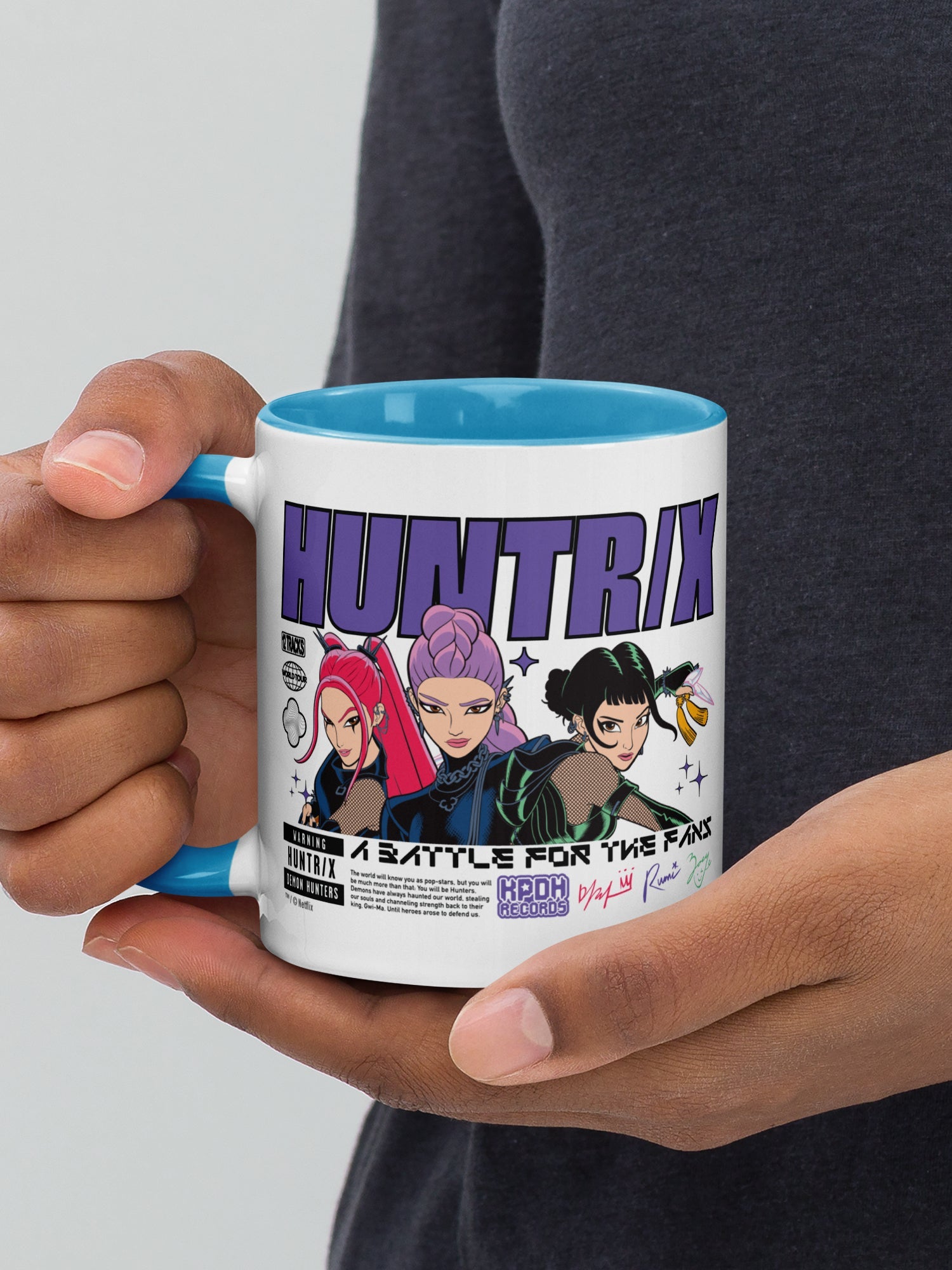 KPop Demon Hunters Mug HUNTR/X Battle For The Fans