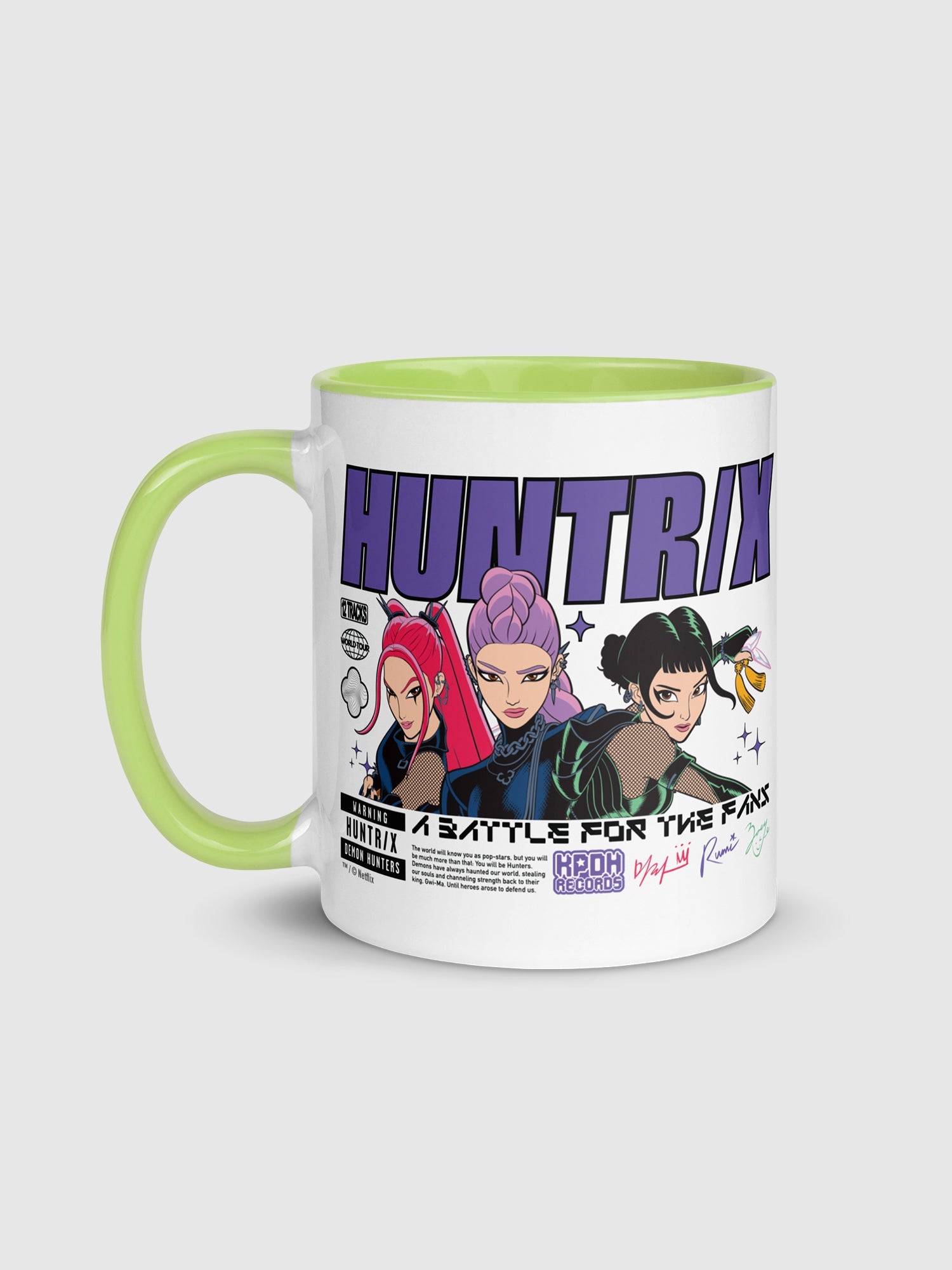 KPop Demon Hunters Mug HUNTR/X Battle For The Fans