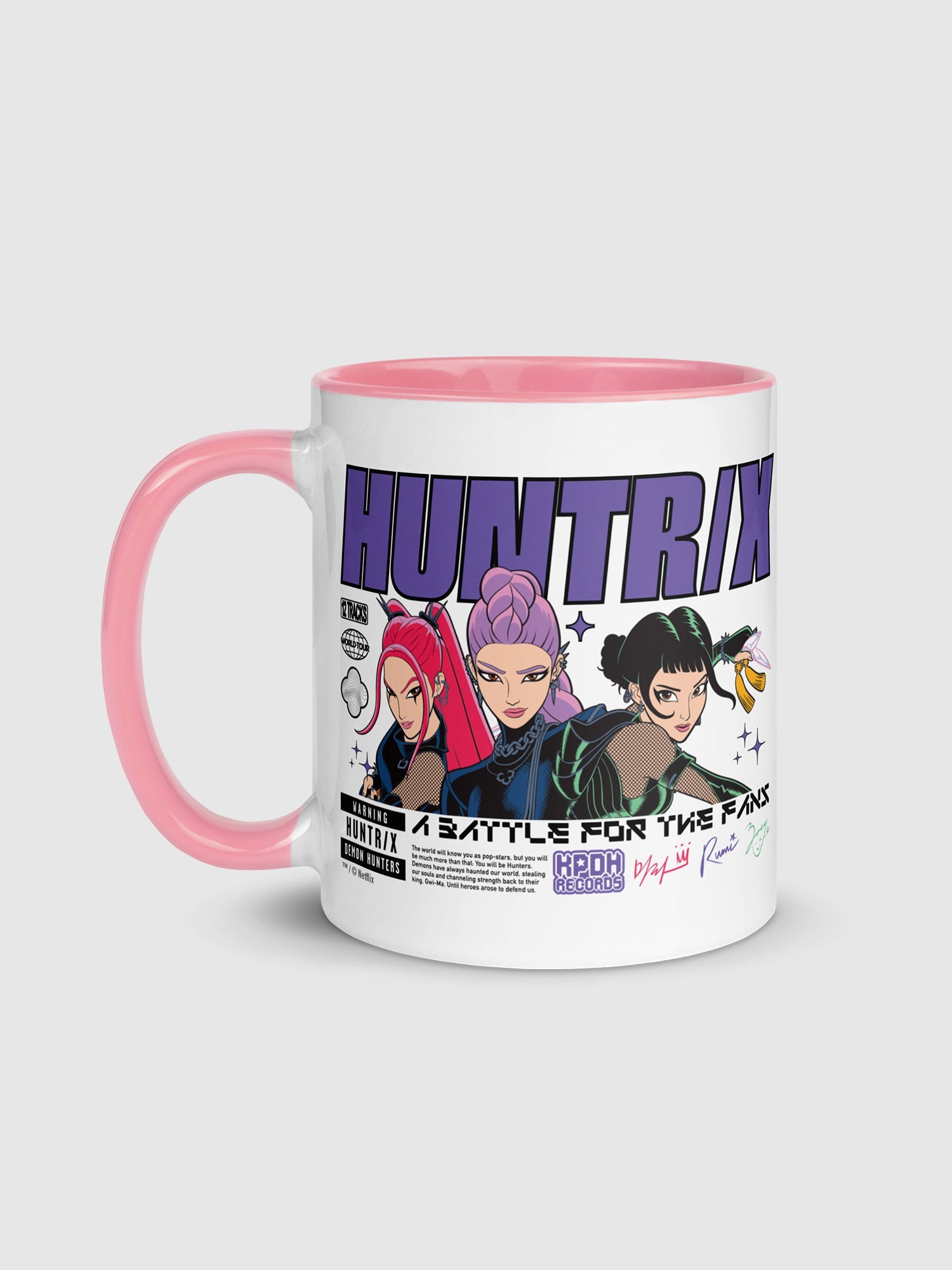 KPop Demon Hunters Mug HUNTR/X Battle For The Fans