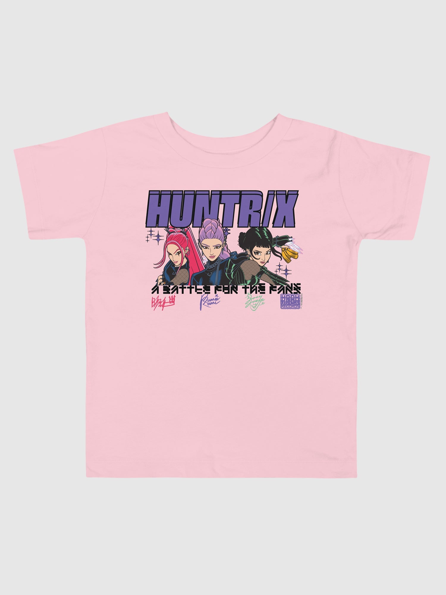 KPop Demon Hunters Toddler T-Shirt HUNTR/X Battle For The Fans