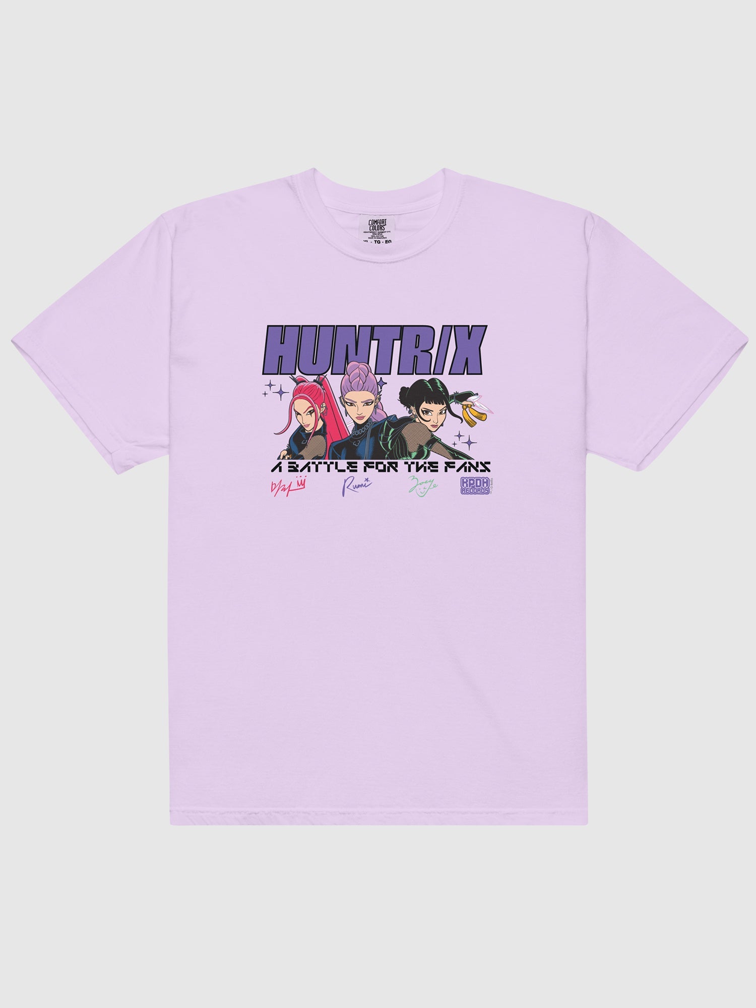 KPop Demon Hunters Comfort Colors T-Shirt HUNTR/X Battle For The Fans