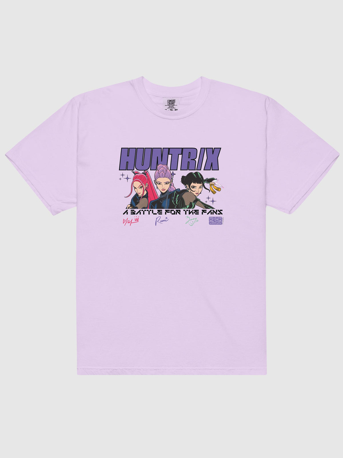 KPop Demon Hunters Comfort Colors T-Shirt HUNTR/X Battle For The Fans