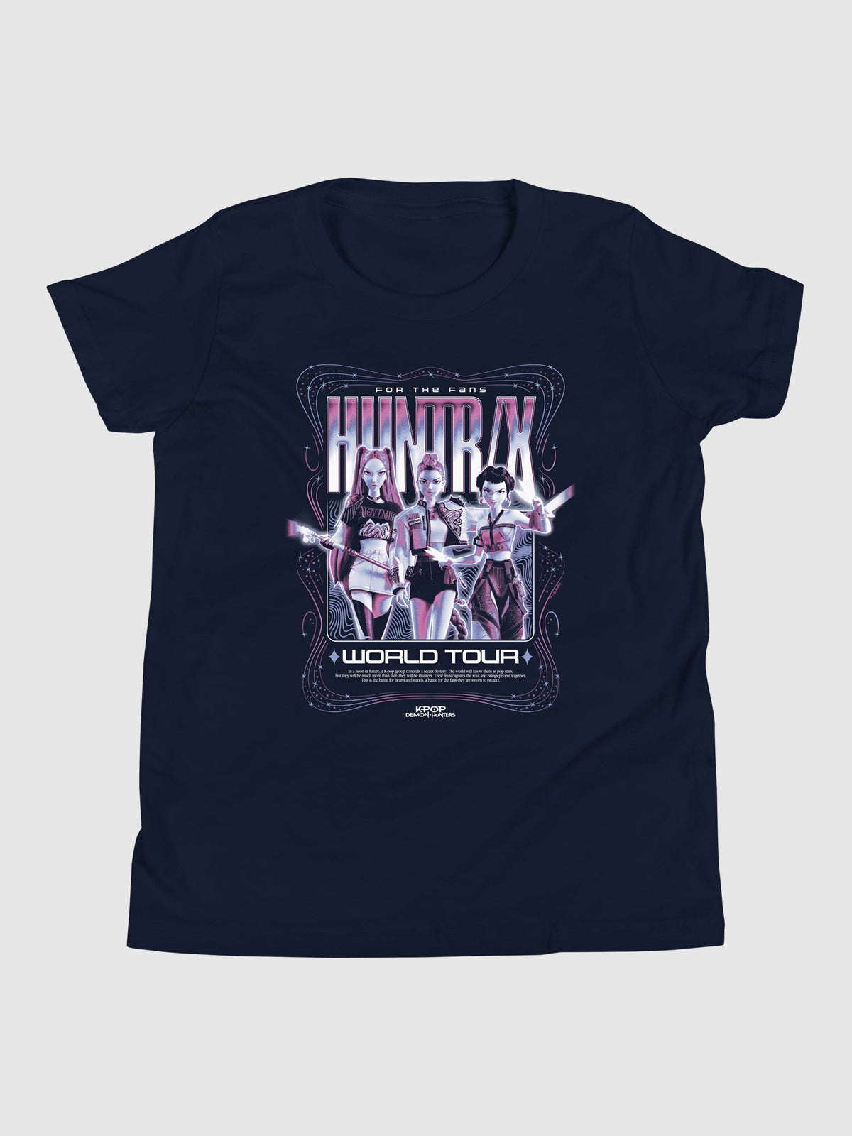 KPop Demon Hunters Kids T-Shirt HUNTR/X World Tour