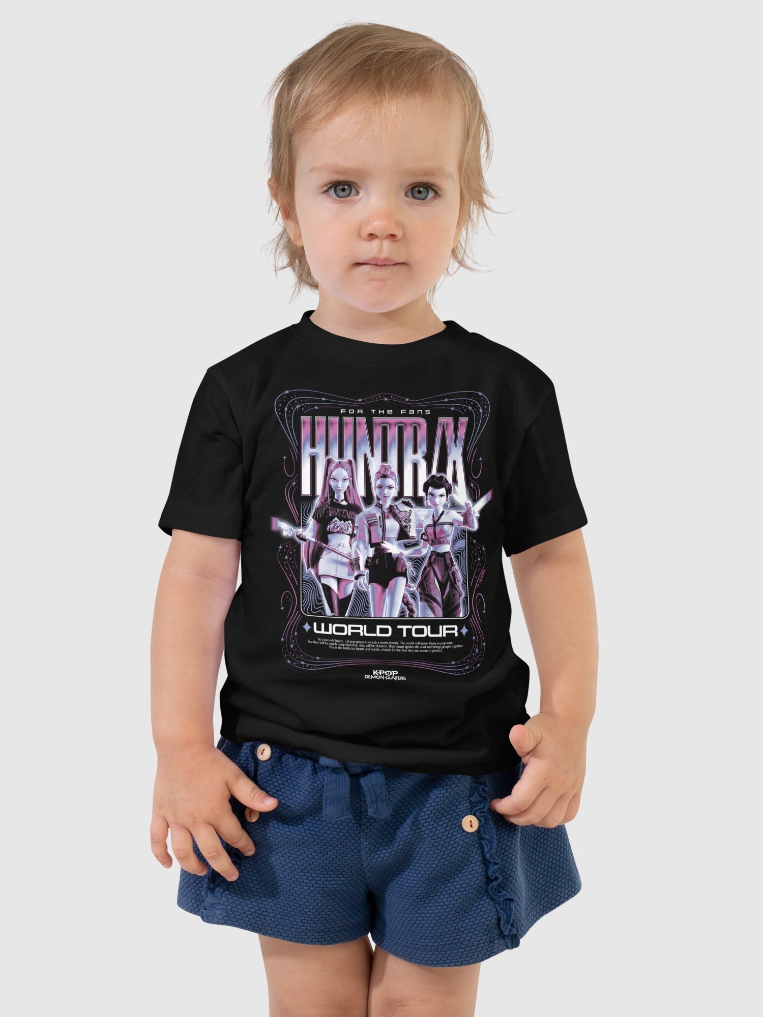 KPop Demon Hunters Toddler T-Shirt HUNTR/X World Tour