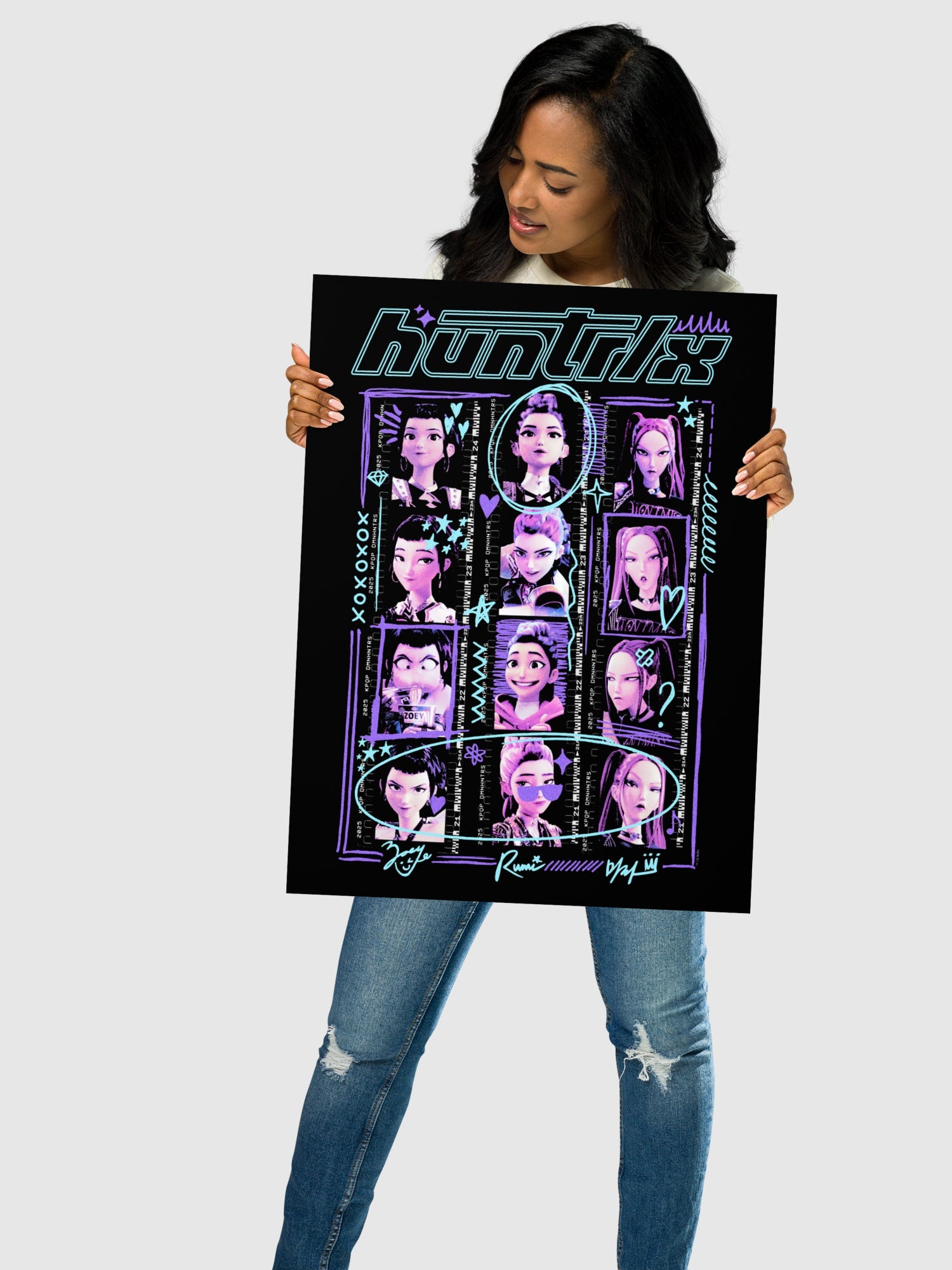 KPop Demon Hunters Poster World Tour