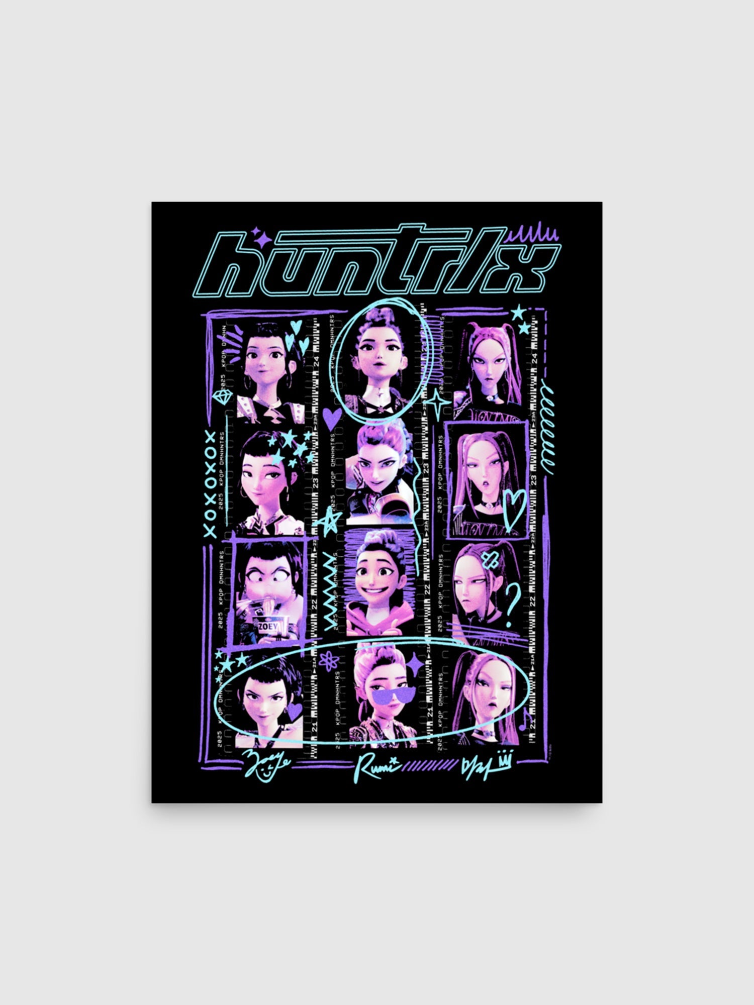 KPop Demon Hunters Poster World Tour