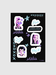 KPop Demon Hunters Sticker Sheet World Tour