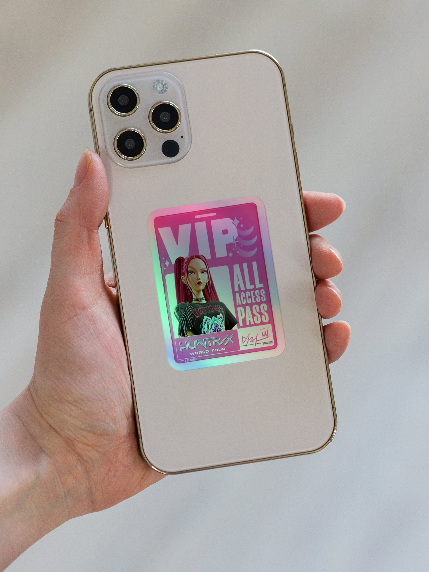 KPop Demon Hunters Holographic Sticker Mira VIP