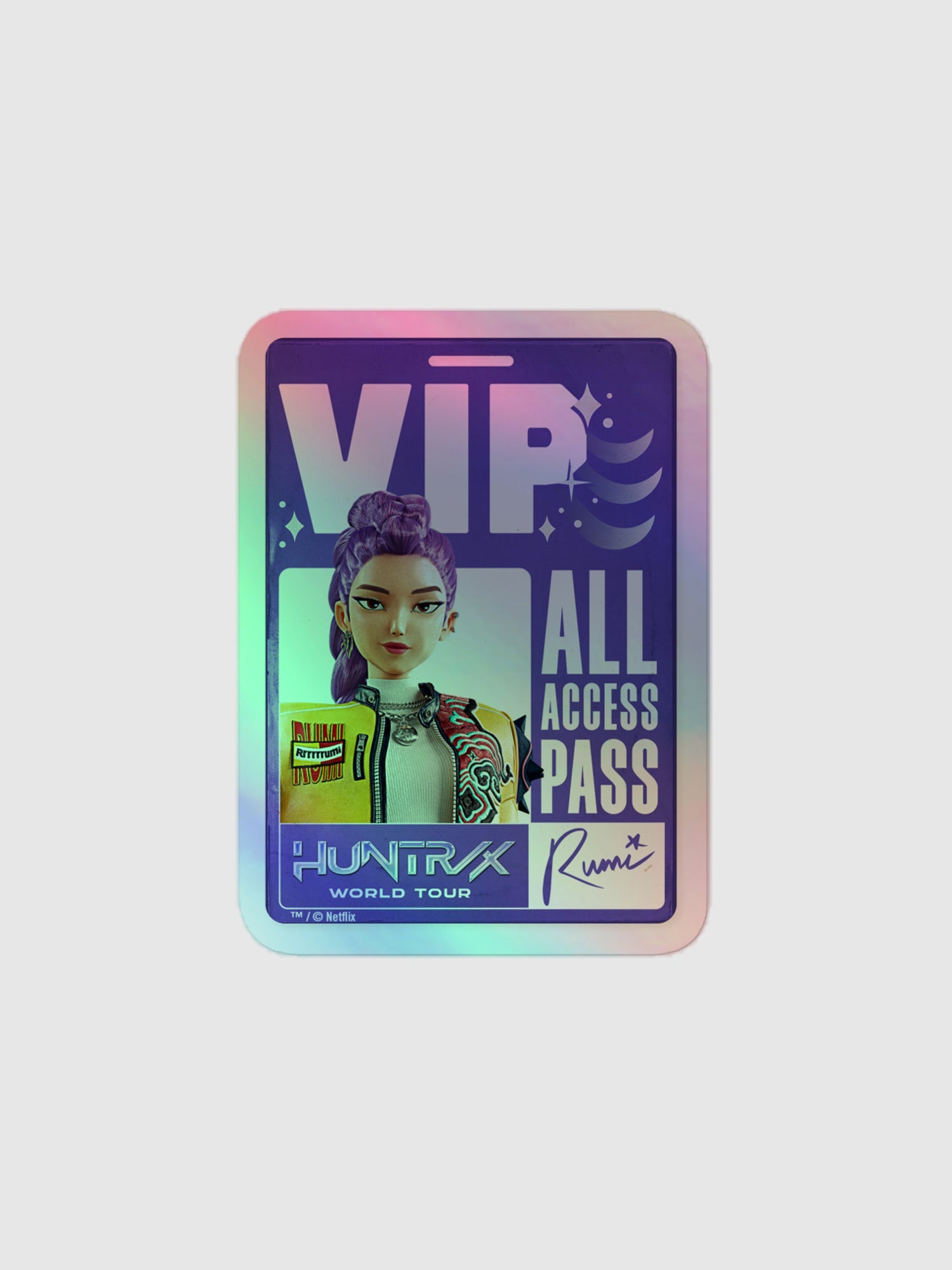 KPop Demon Hunters Holographic Sticker Rumi VIP