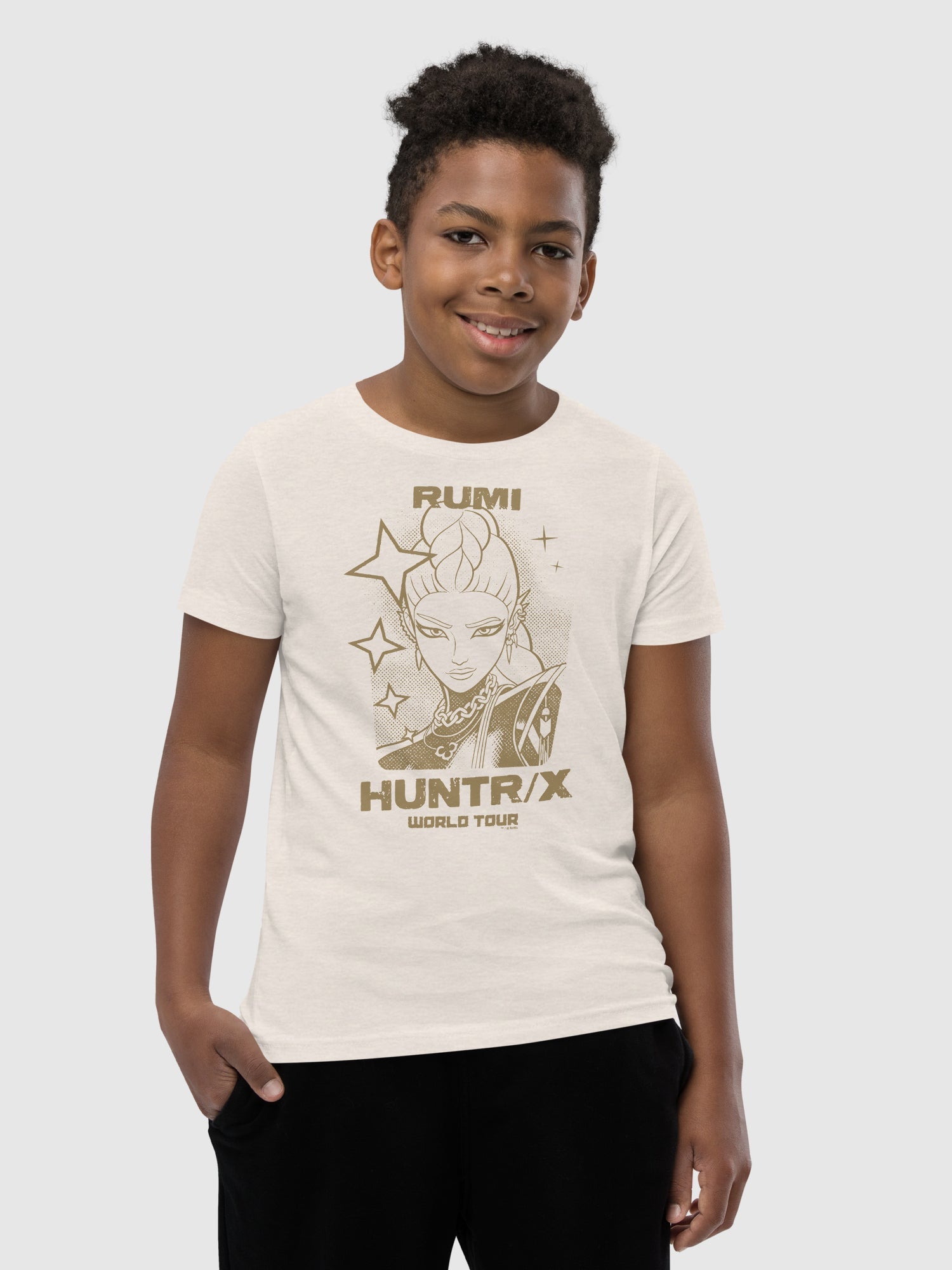KPop Demon Hunters Kids T-Shirt Rumi World Tour