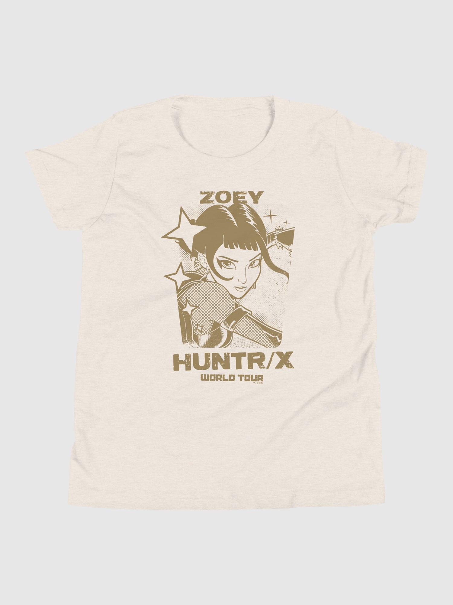 KPop Demon Hunters Kids T-Shirt Zoey World Tour