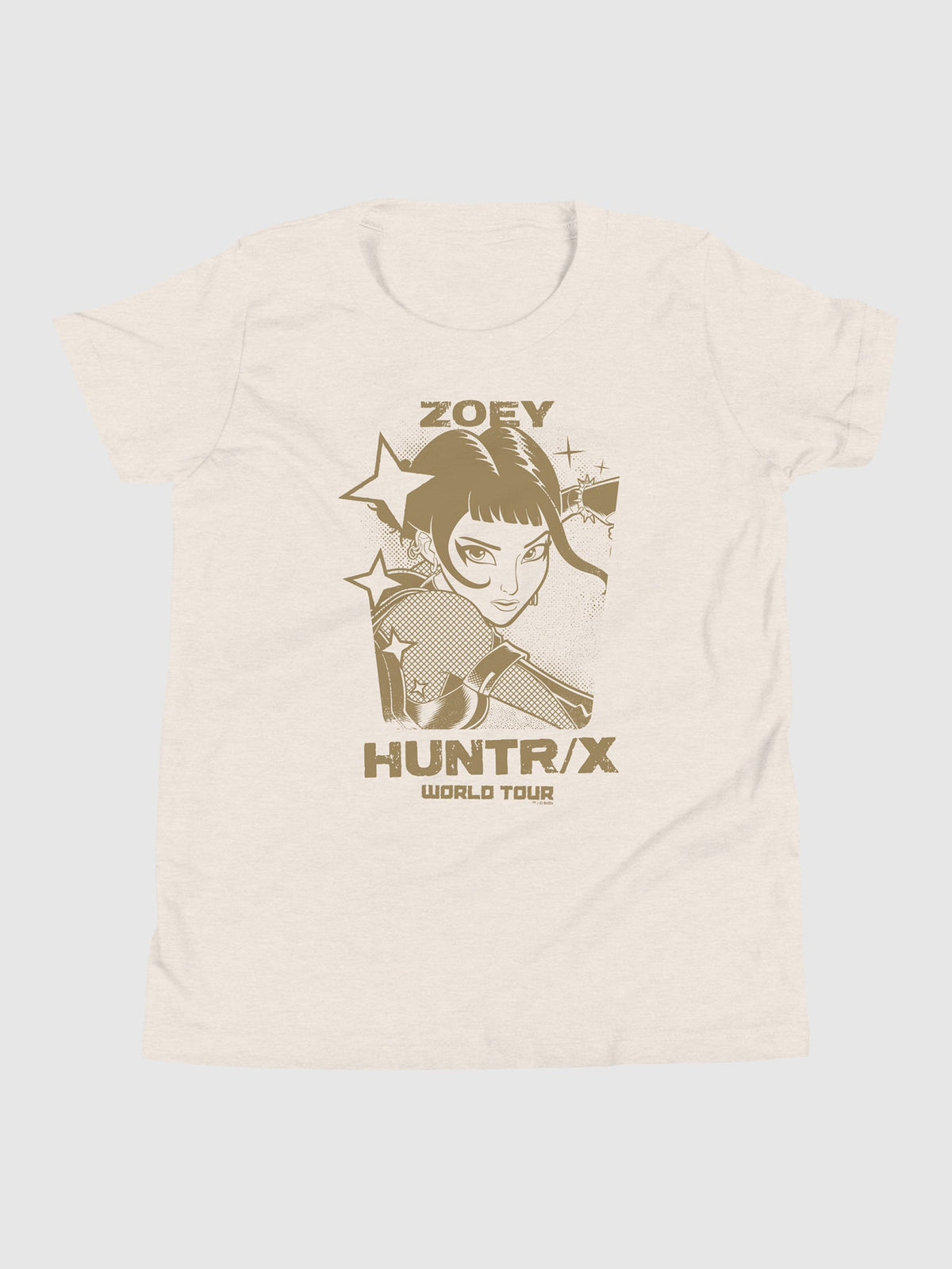 KPop Demon Hunters Kids T-Shirt Zoey World Tour