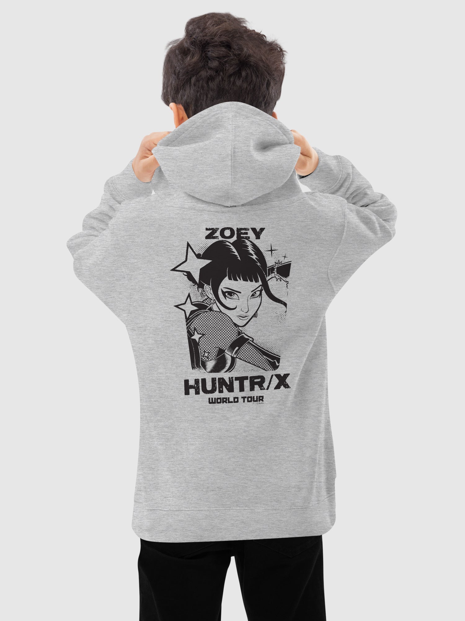 KPop Demon Hunters Kids Hoodie Zoey World Tour