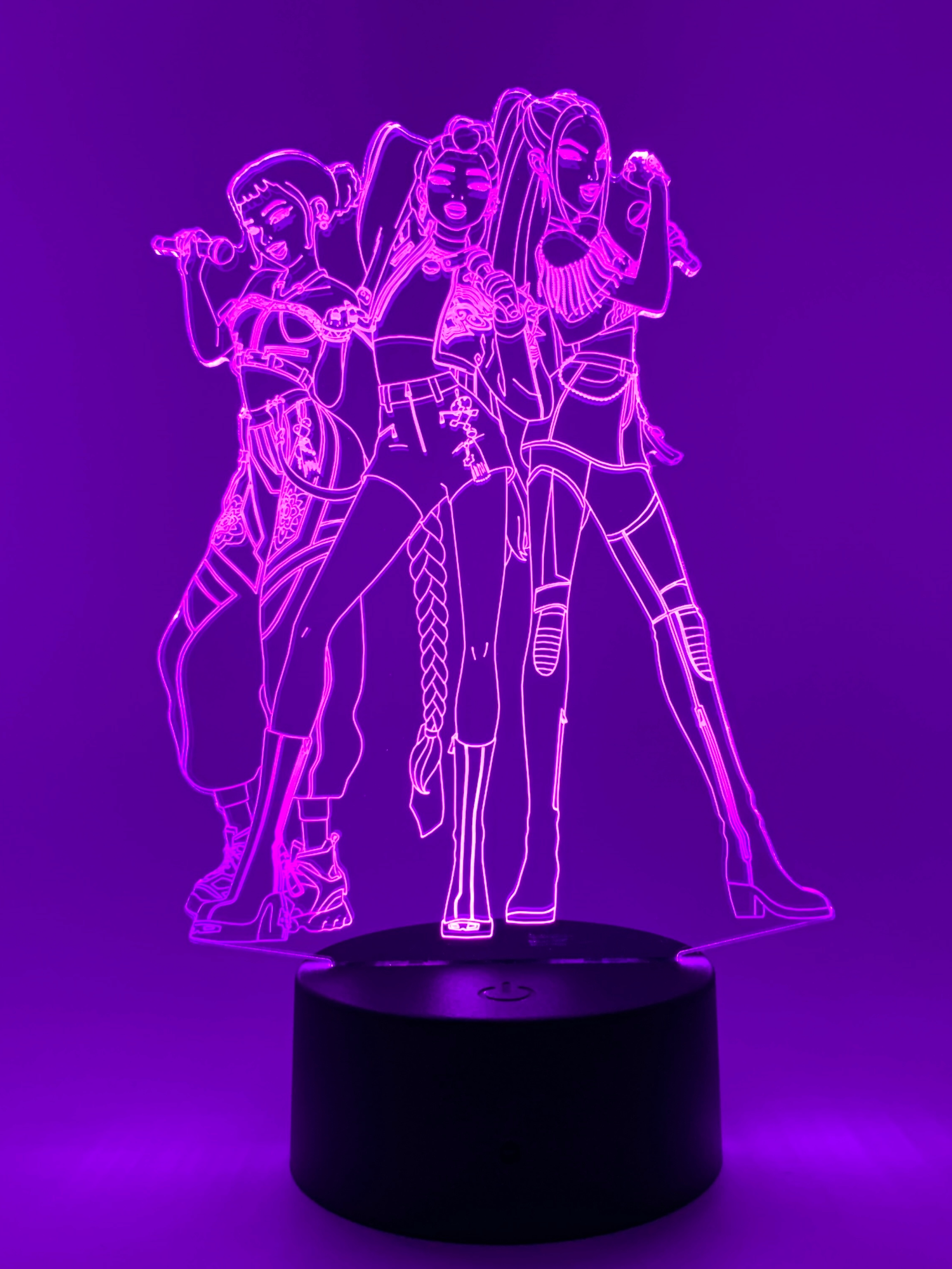 KPop Demon Hunters LED Lamp HUNTR/X