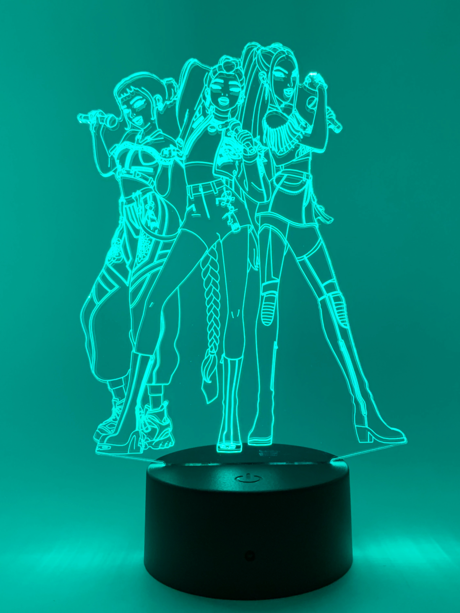 KPop Demon Hunters LED Lamp HUNTR/X
