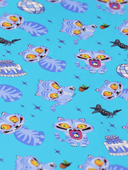 KPop Demon Hunters Derpy Tiger and Sussie Magpie Birthday Wrapping Paper