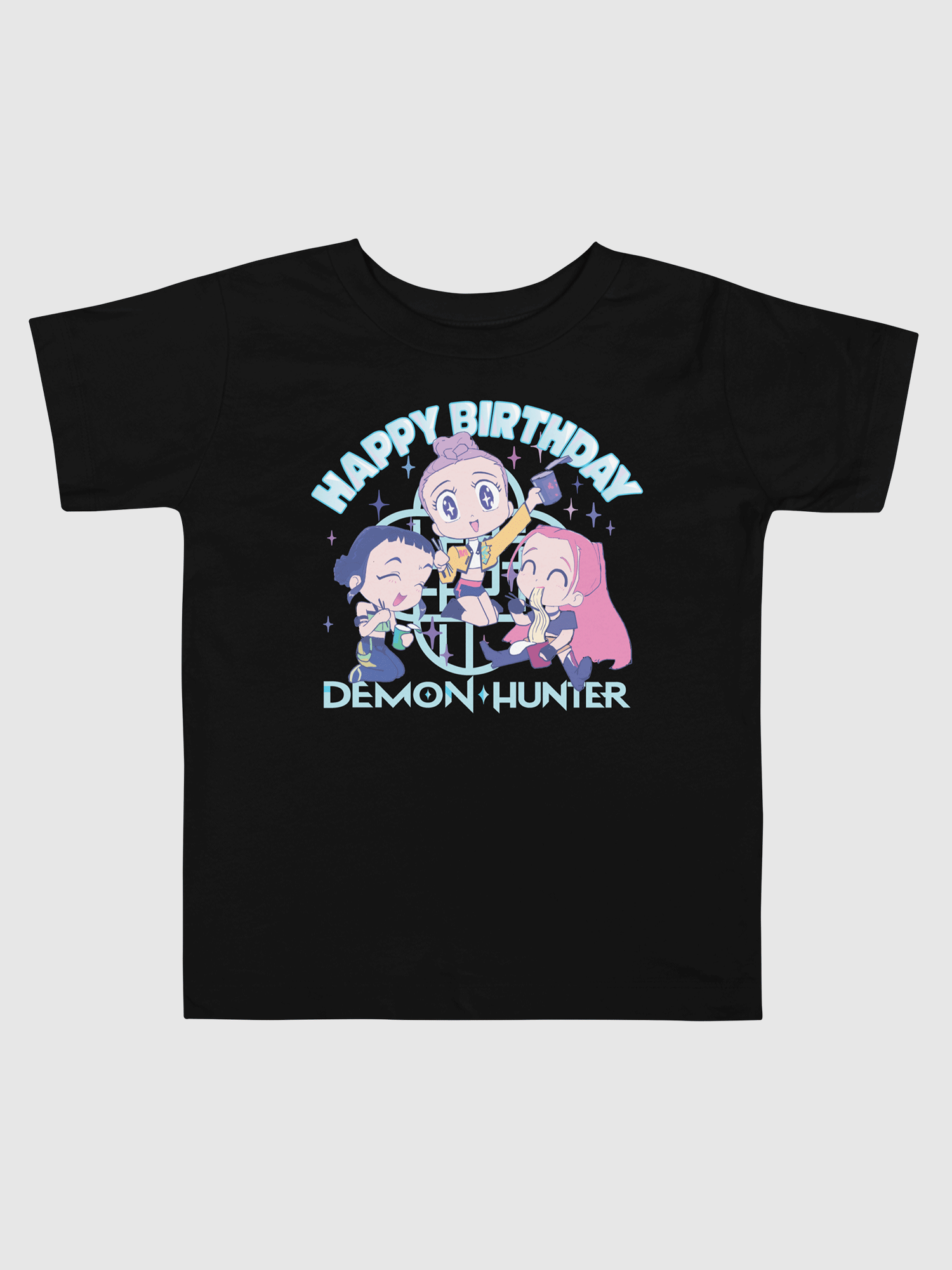 KPop Demon Hunters HUNTR/X Birthday Toddler Short Sleeve T-Shirt