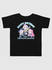 KPop Demon Hunters HUNTR/X Birthday Toddler Short Sleeve T-Shirt